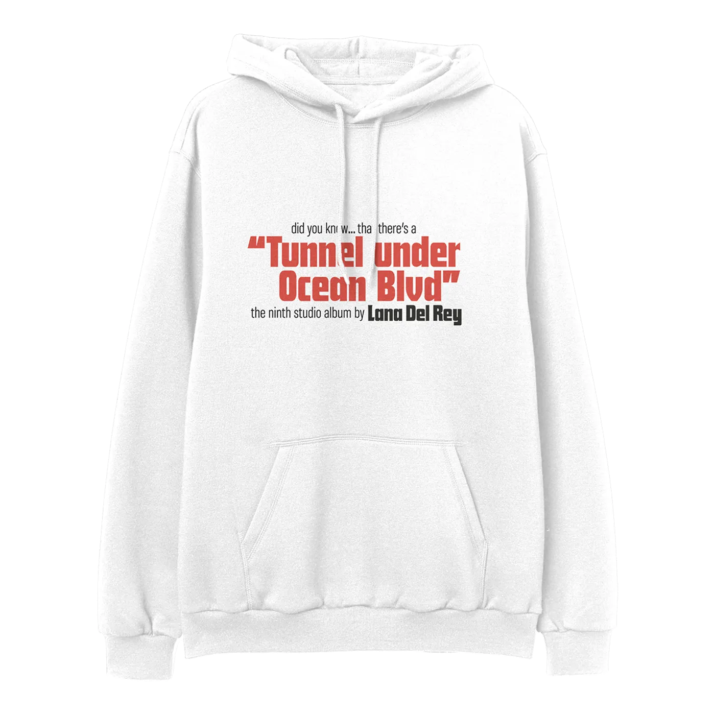 Lana Del Rey Under Ocean Hoodie - White