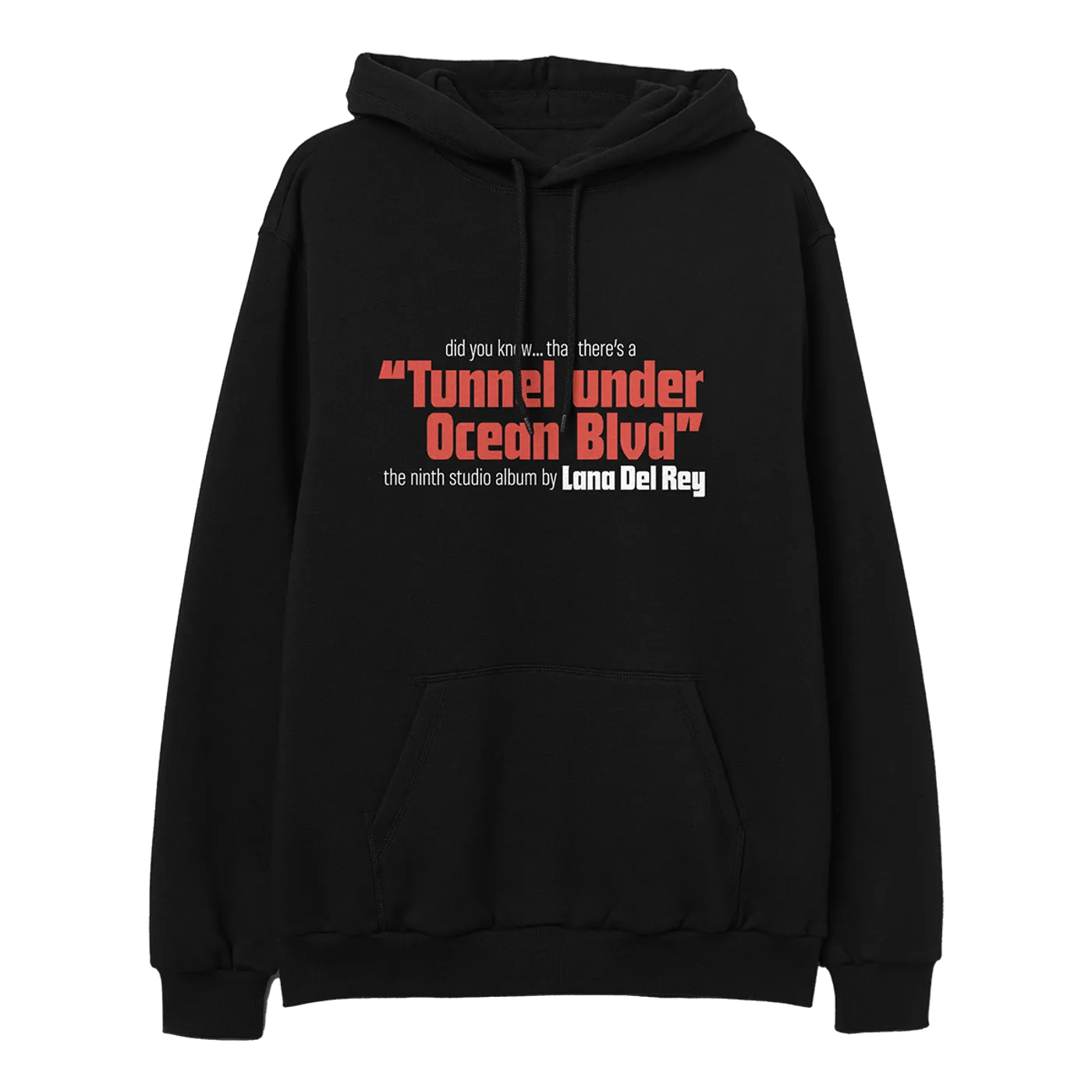 Lana Del Rey Under Ocean Hoodie - Black