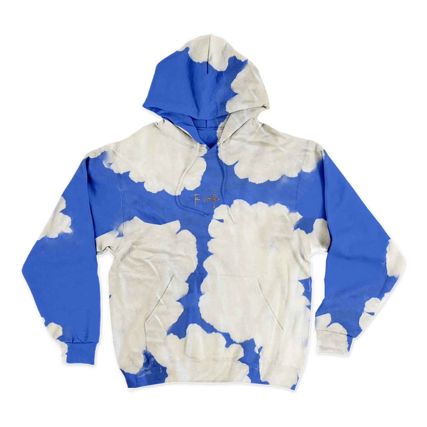 Tai Verdes Embroidered Cloud Dye Hoodie