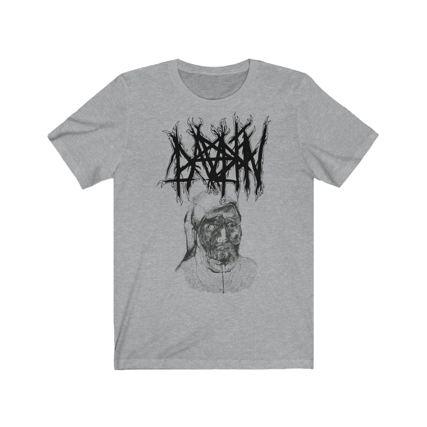 Dauden - Dødsblikket (t-shirt, grey w/front print only)