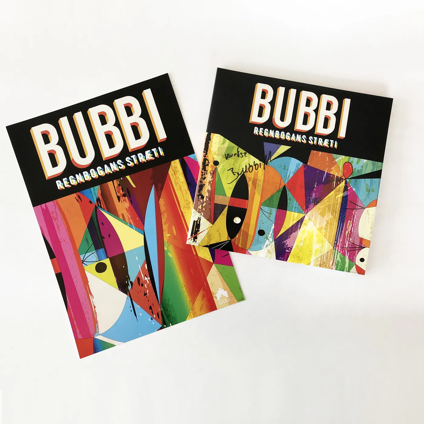 Bubbi Morthens Bubbi - Regnbogans stræti (2LP, litaðar vínylplötur) – Árituð eintök (Vinyl)