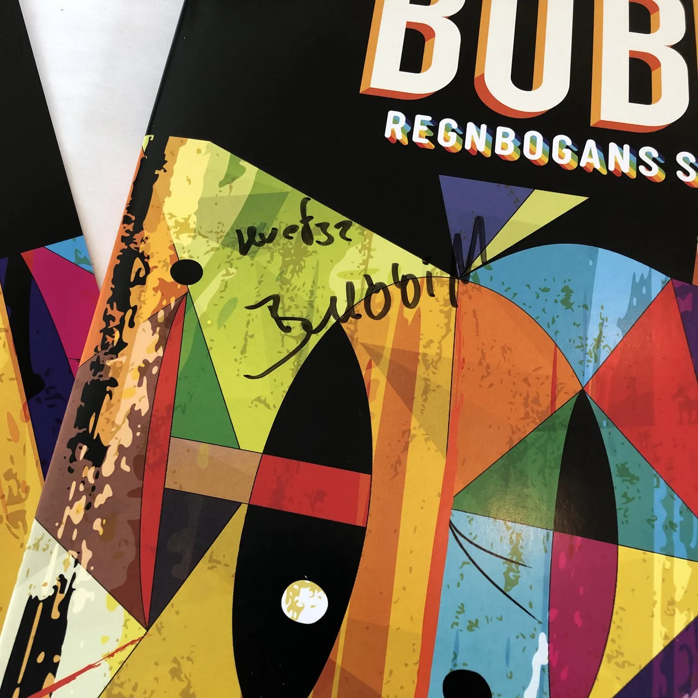 Bubbi Morthens Bubbi - Regnbogans stræti (2LP, litaðar vínylplötur) – Árituð eintök (Vinyl)