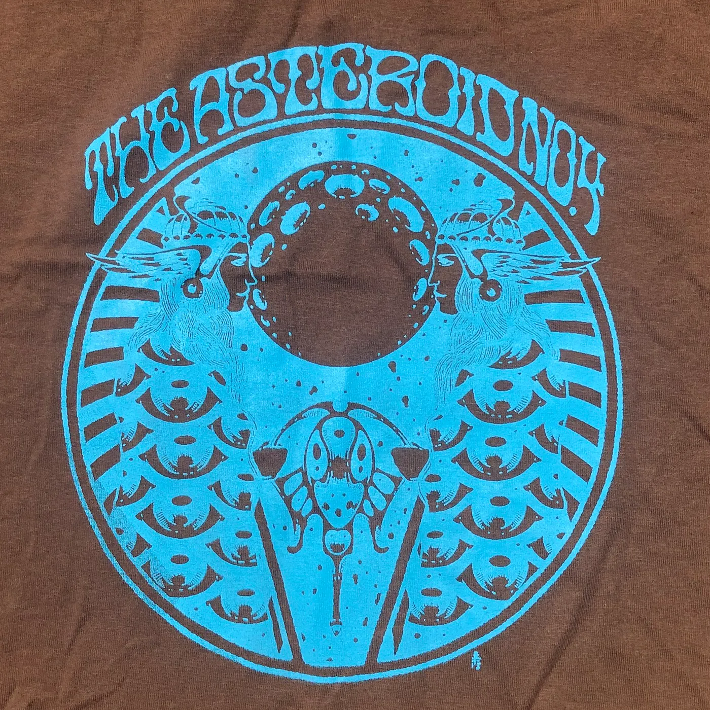 The Asteroid No.4 A4 S/T Brown and Blue Tshirt