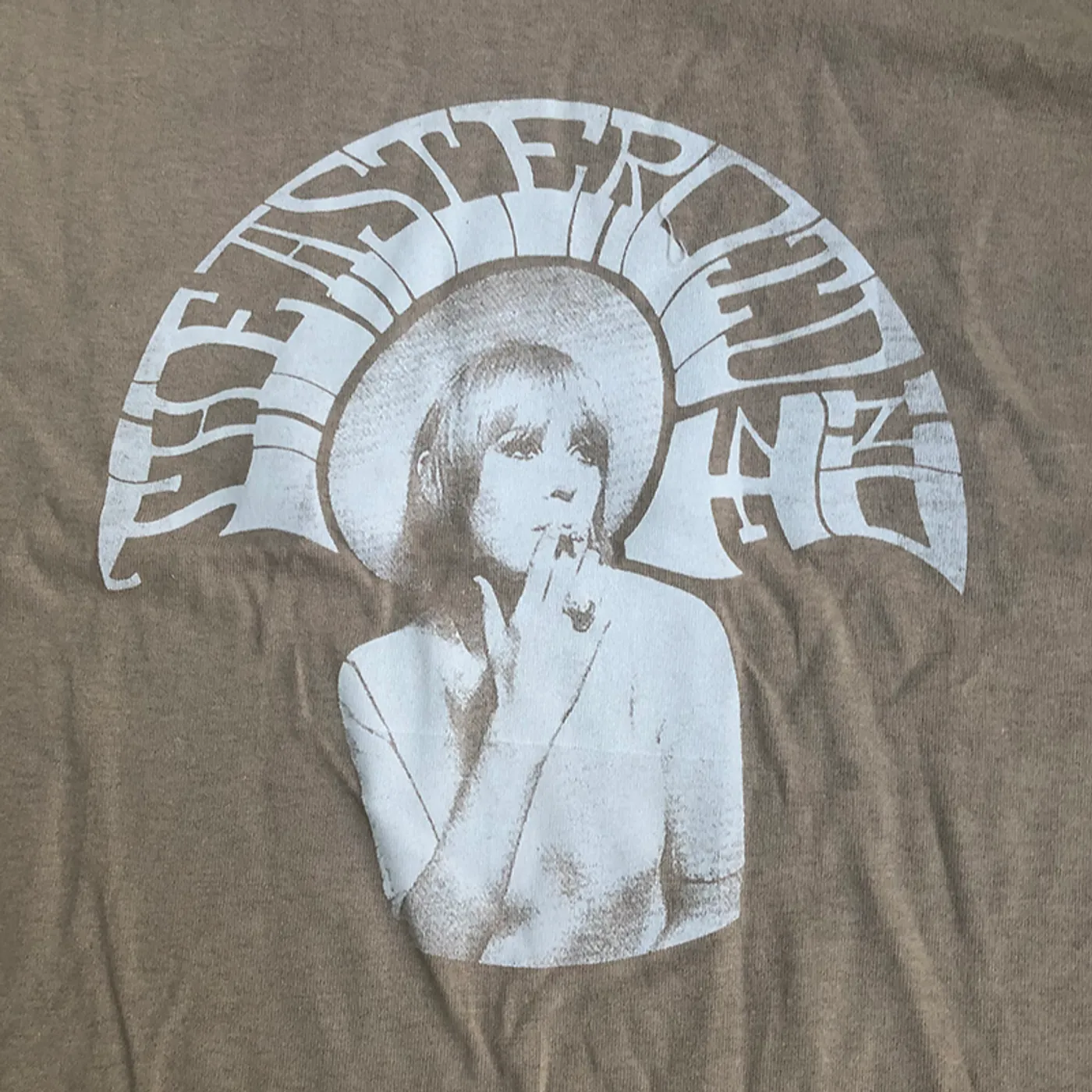 The Asteroid No.4 A4 Marianne Tan with White T-shirt