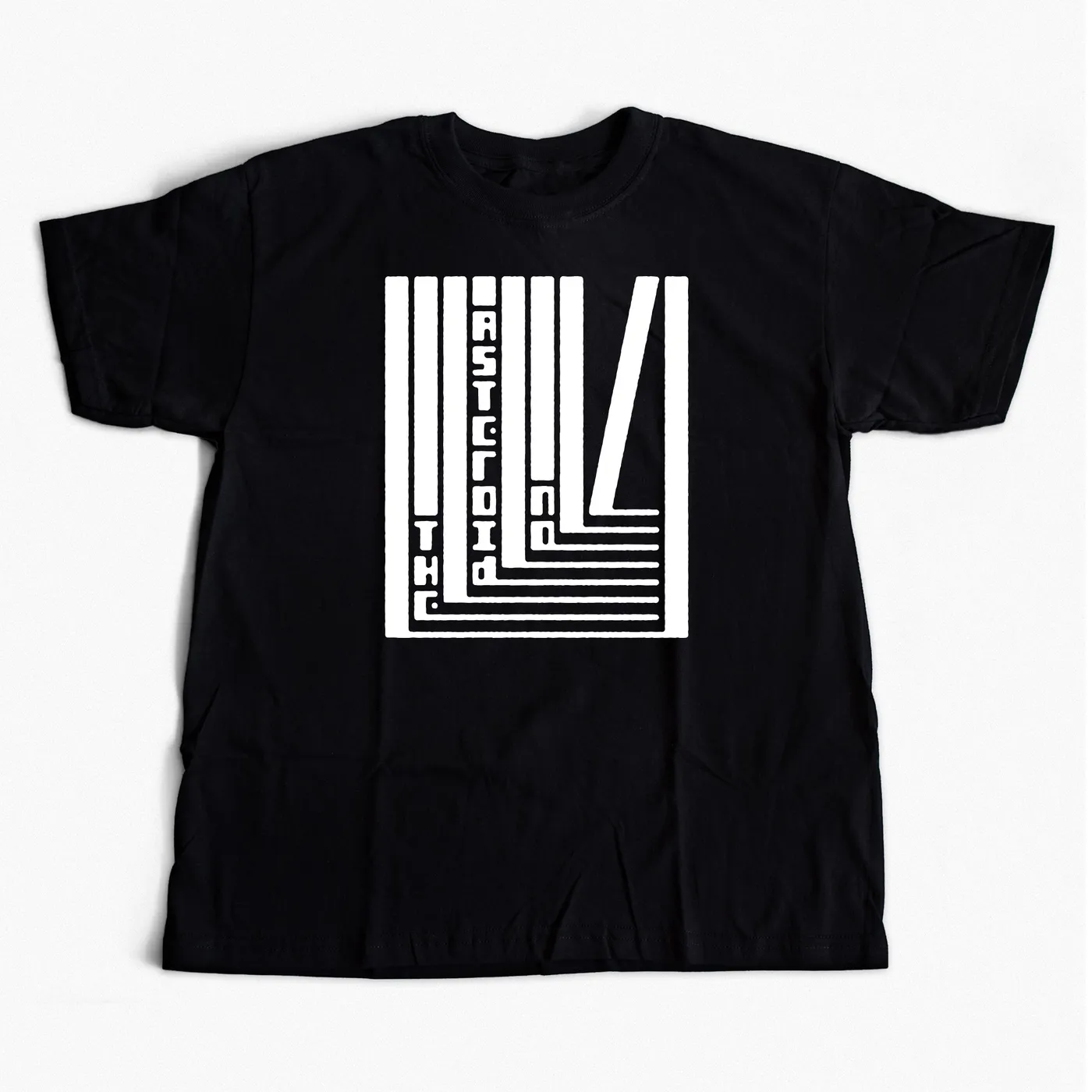 The Asteroid No.4 A4 Bauhaus Black w/ White T-shirt & free "Collide" album download