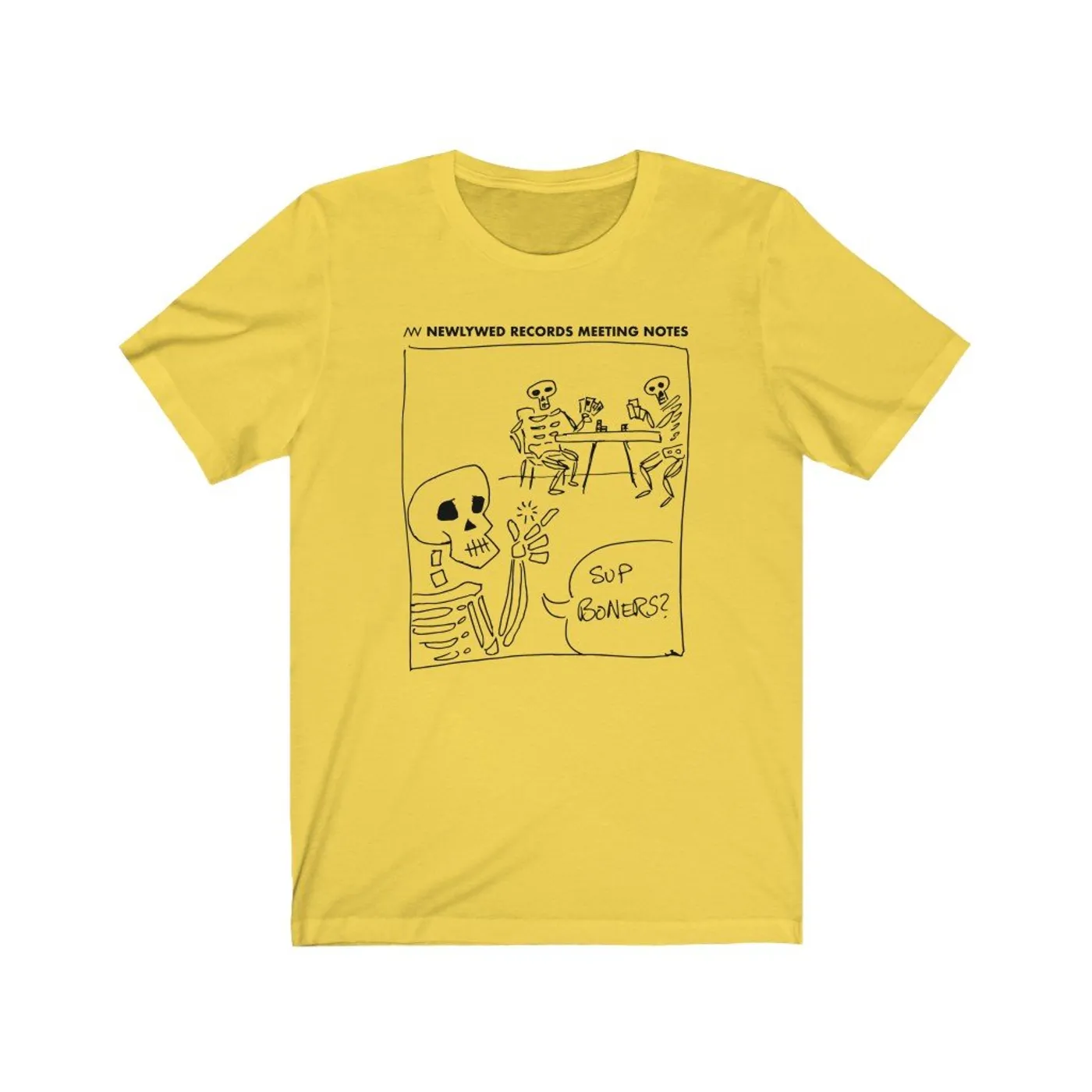 Newlywed Records Sup Boners Spooky Tee