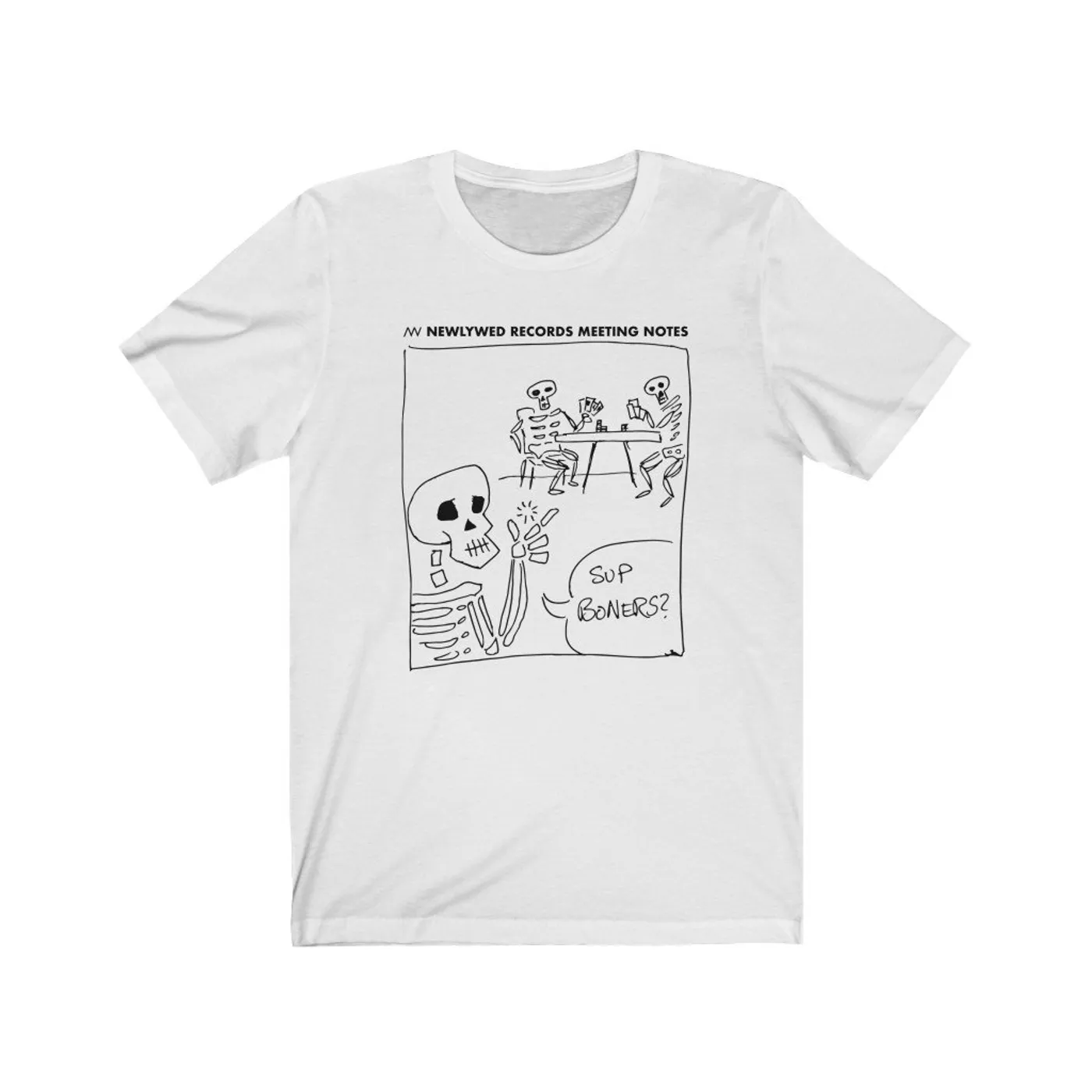 Newlywed Records Sup Boners Spooky Tee