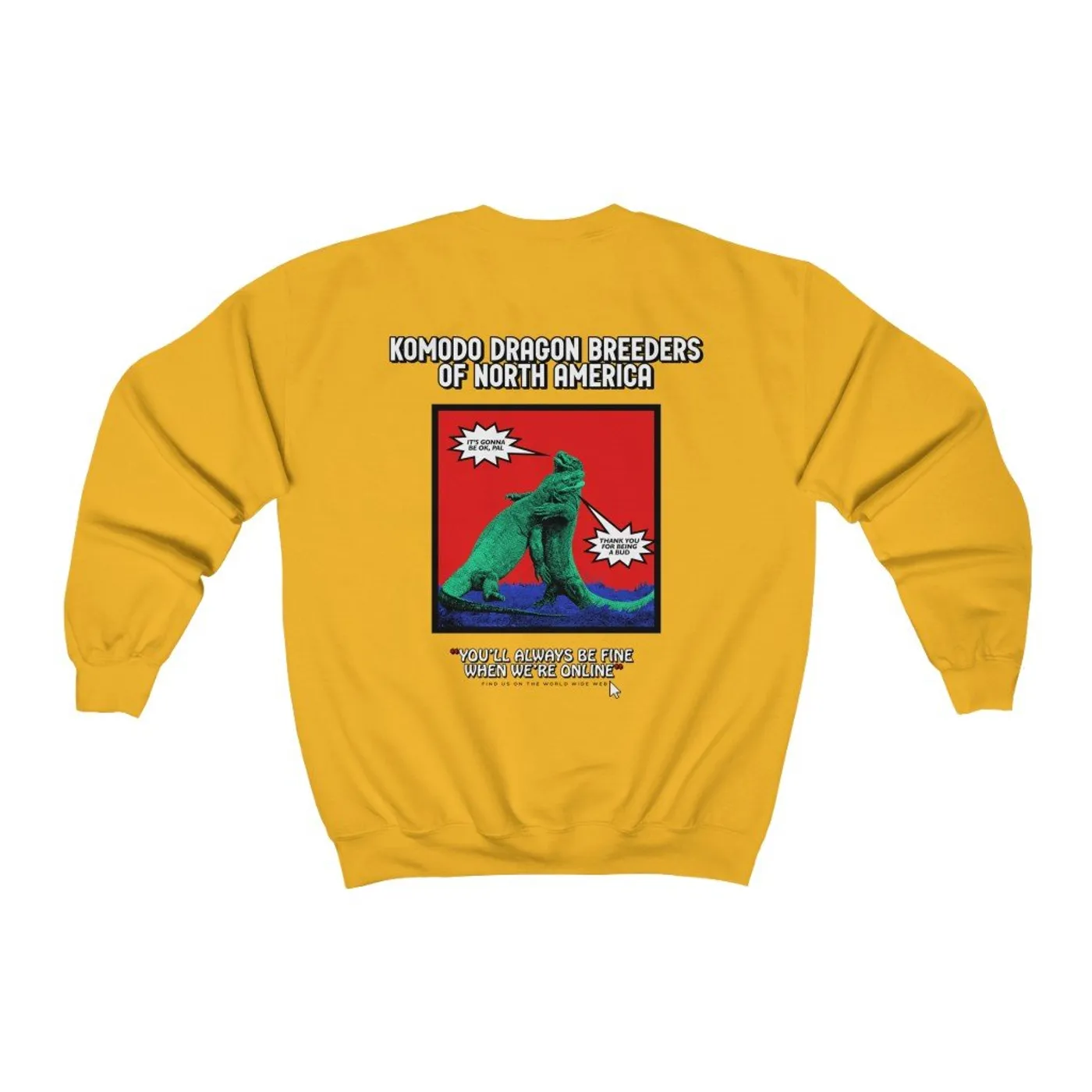 Newlywed Records Komodo Dragon Breeders of North America Crewneck