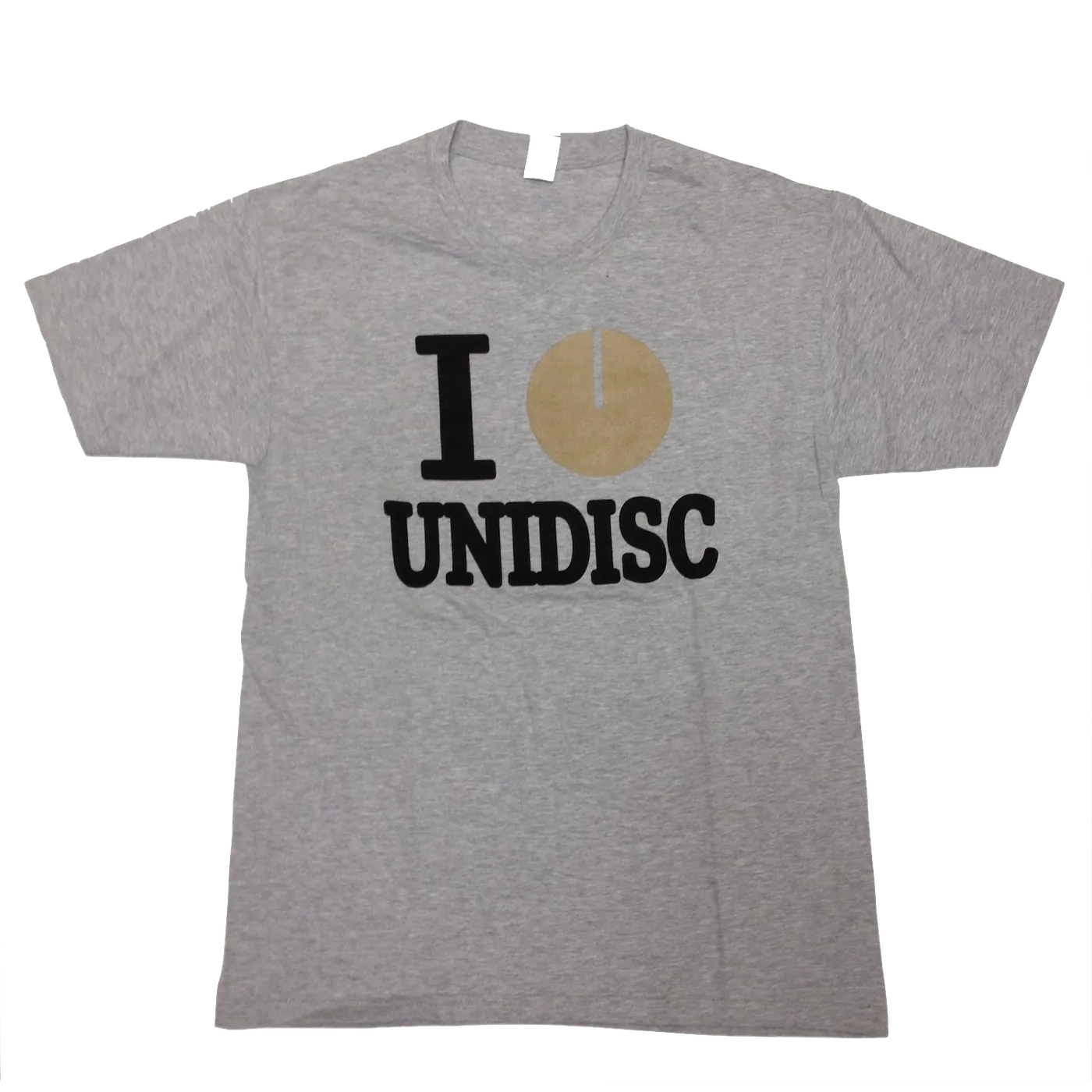 Unidisc Music I Heart Unidisc - Grey T-Shirt