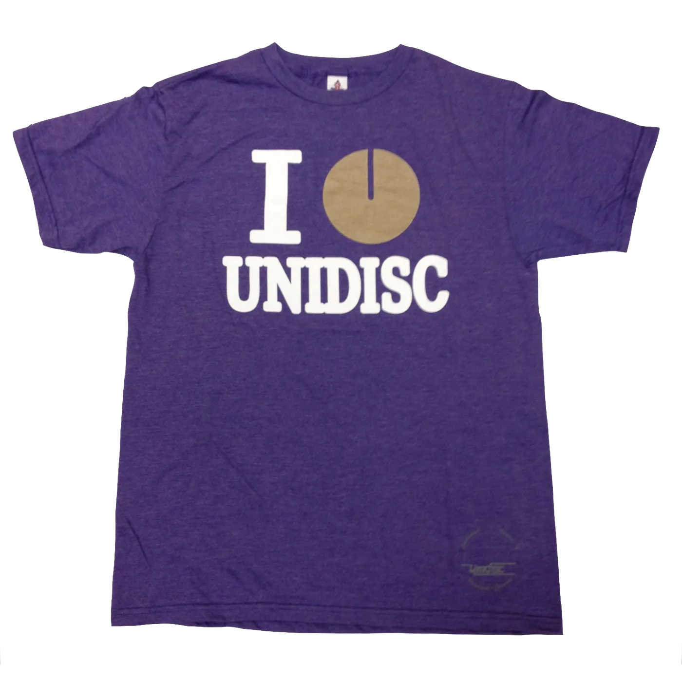 Unidisc Music I Heart Unidisc - Purple T-Shirt