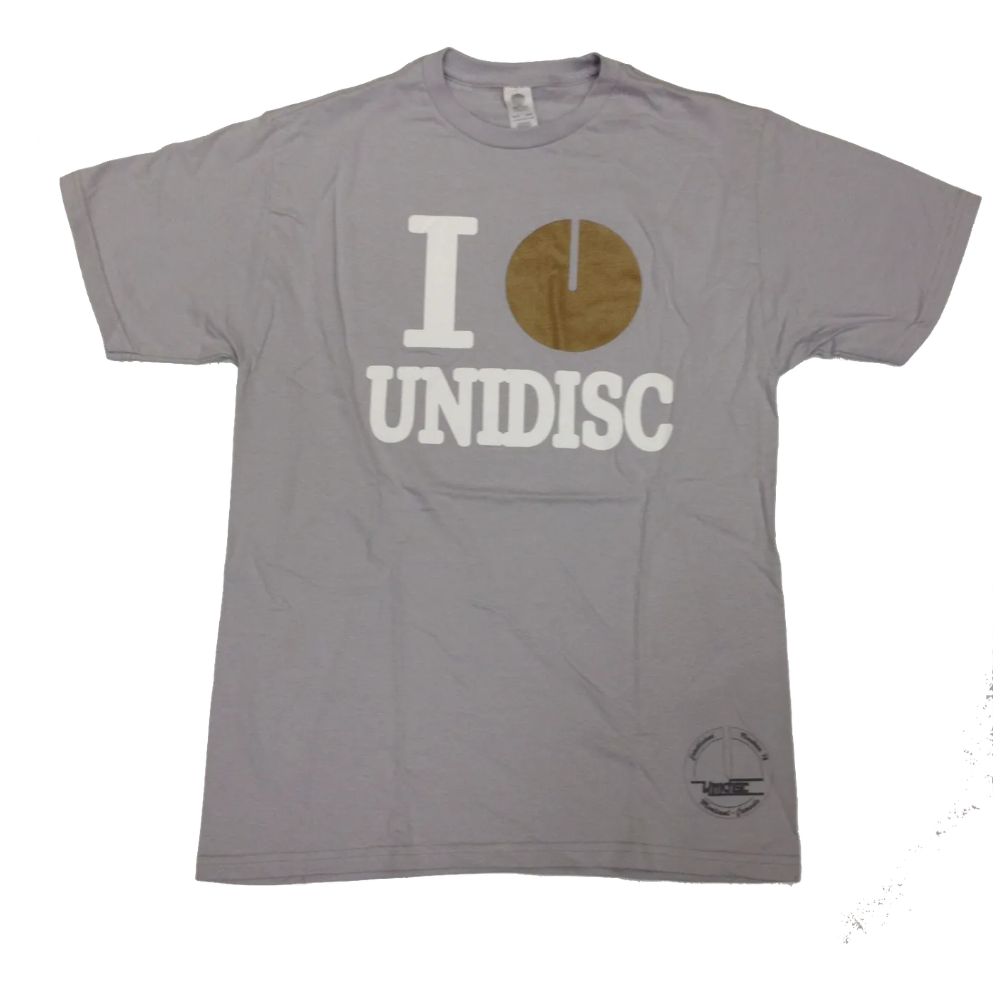 Unidisc Music I Heart Unidisc - Light Grey T-Shirt