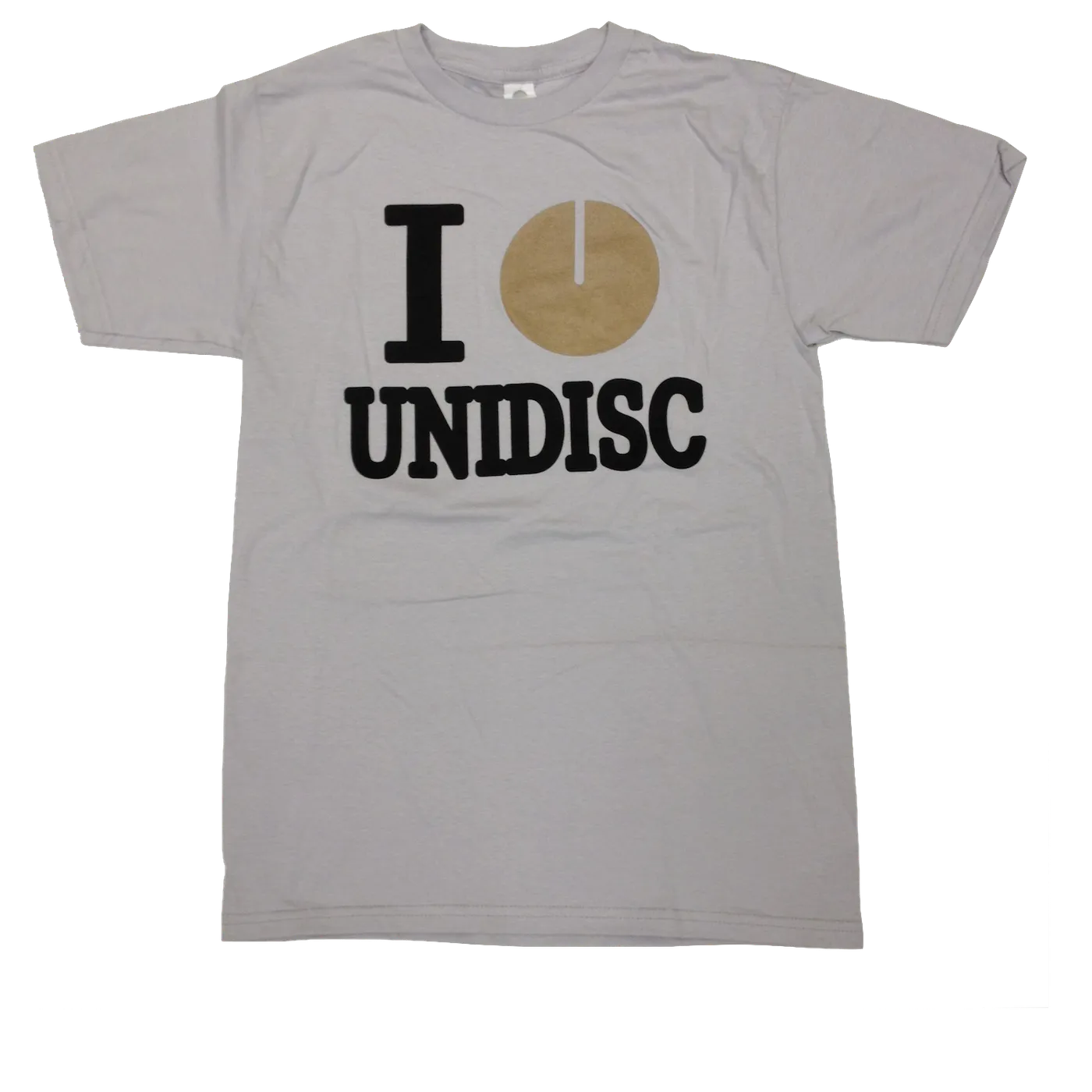 Unidisc Music I Heart Unidisc - Light Grey T-Shirt