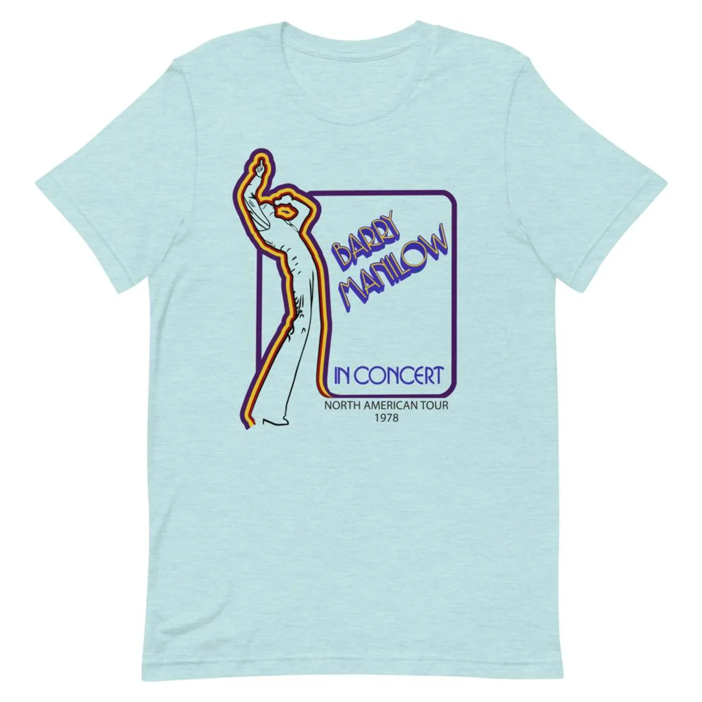 Barry Manilow MANILOW 1978 North American Tour Tee