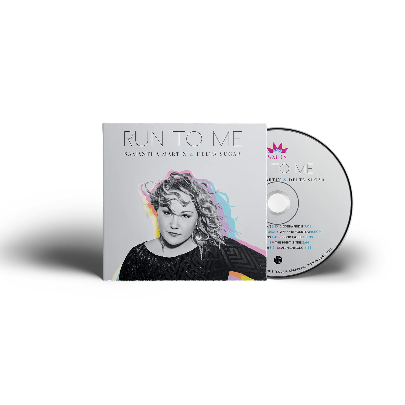 CD - Samantha Martin & Delta Sugar - Run To Me (2018)