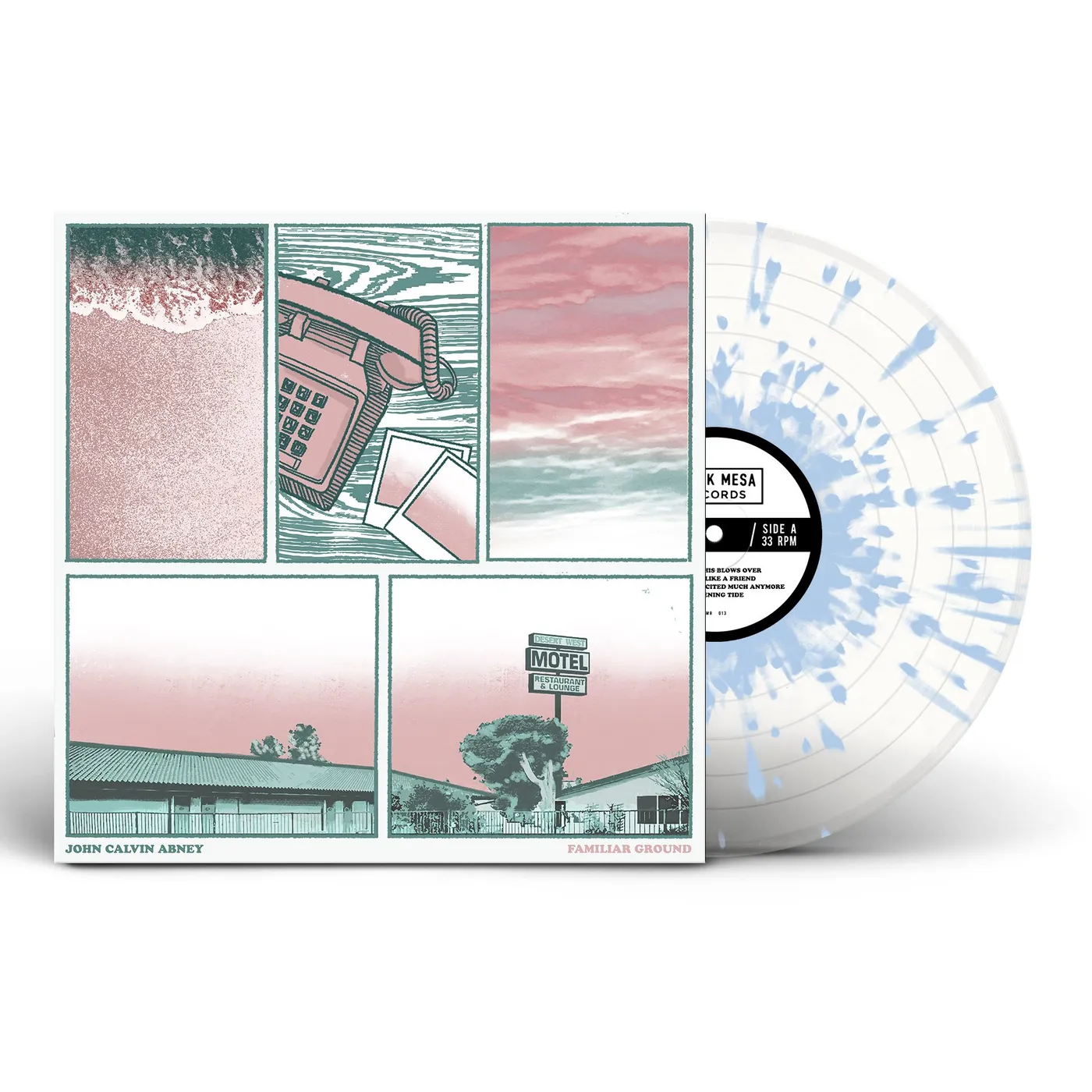 John Calvin Abney Familiar Ground 12"LP (Blue Sky vinyl)