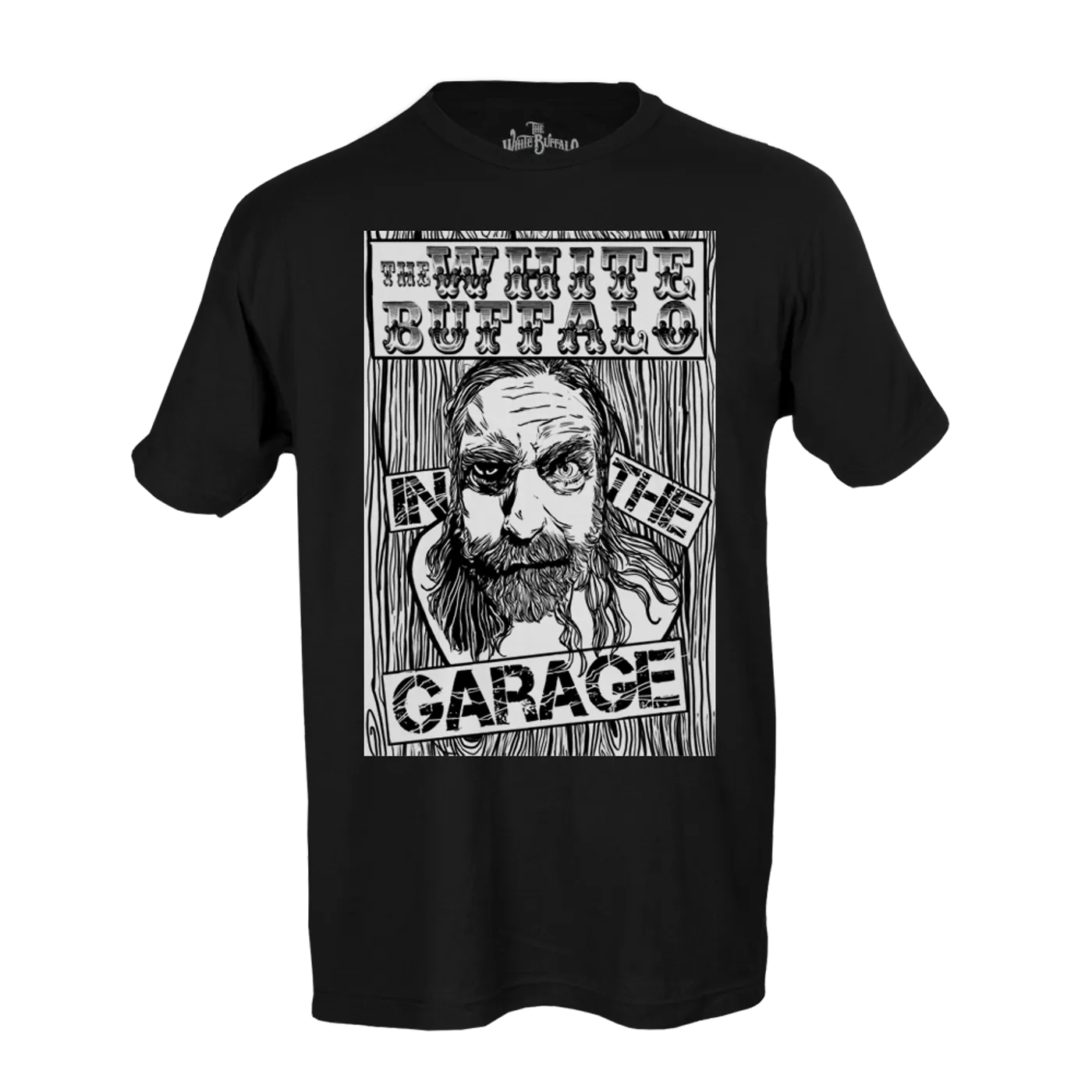 The White Buffalo In the Garage Black T-Shirt