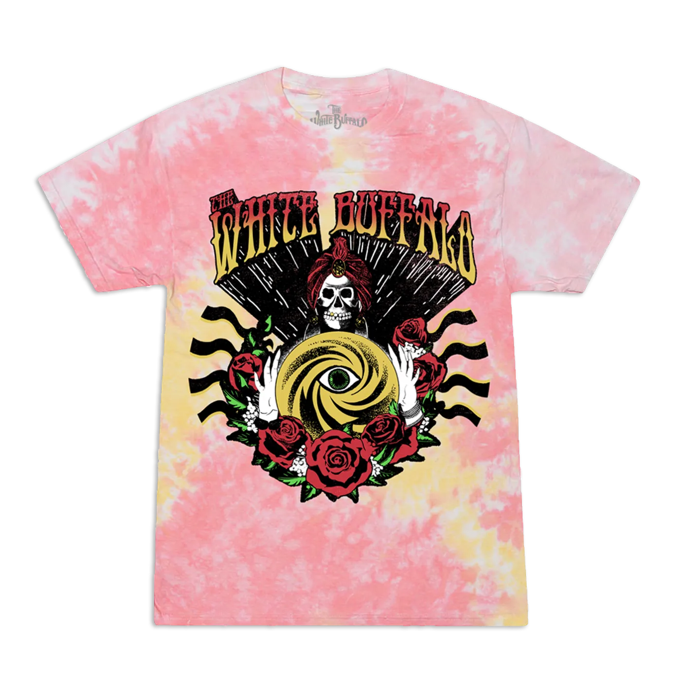 The White Buffalo Fortune Teller Pink Tie Dye Shirt