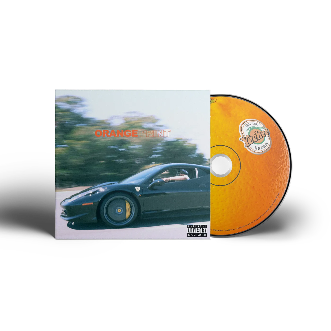 Larry June Orange Print CD