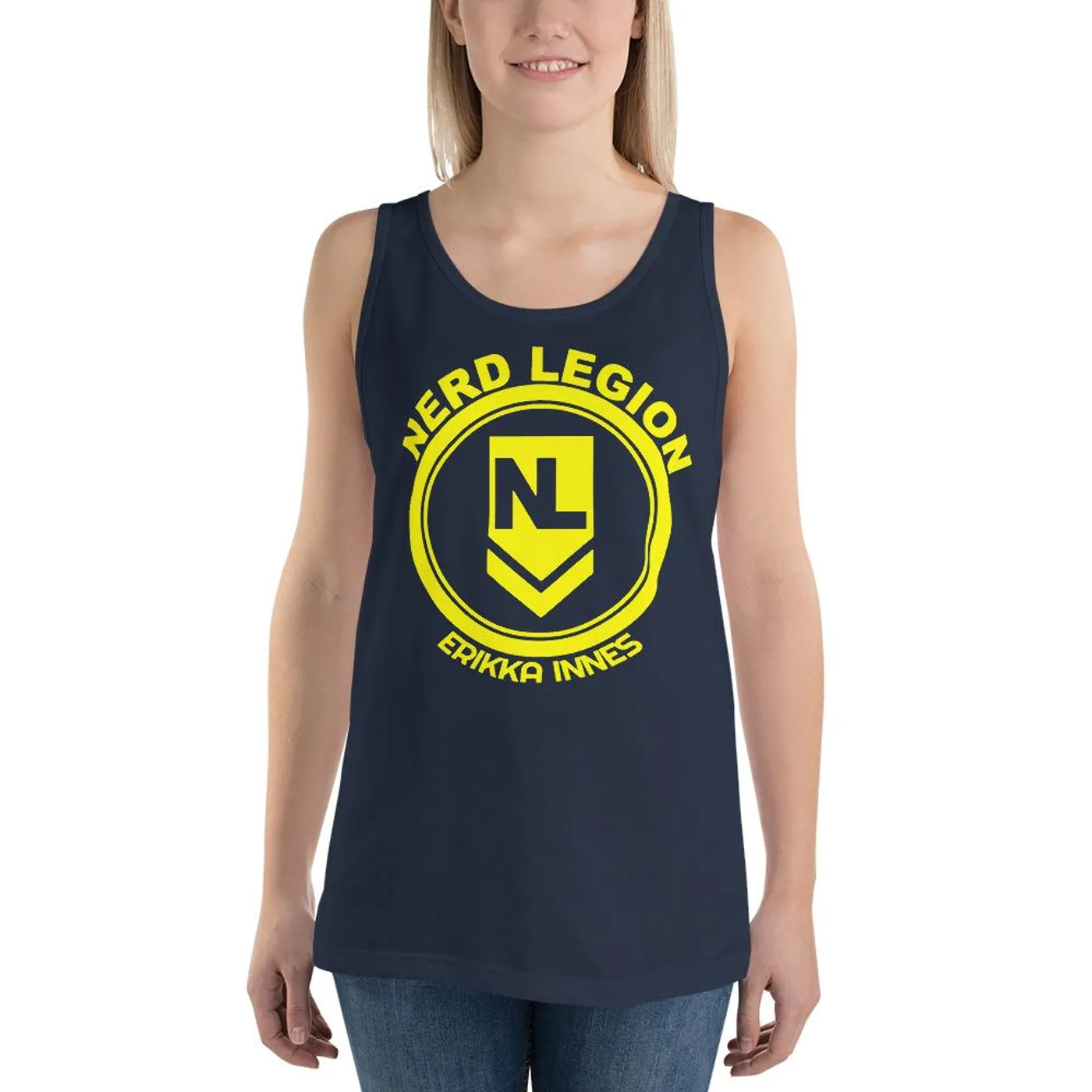Erikka Innes (Unisex) Nerd Legion Tank Top