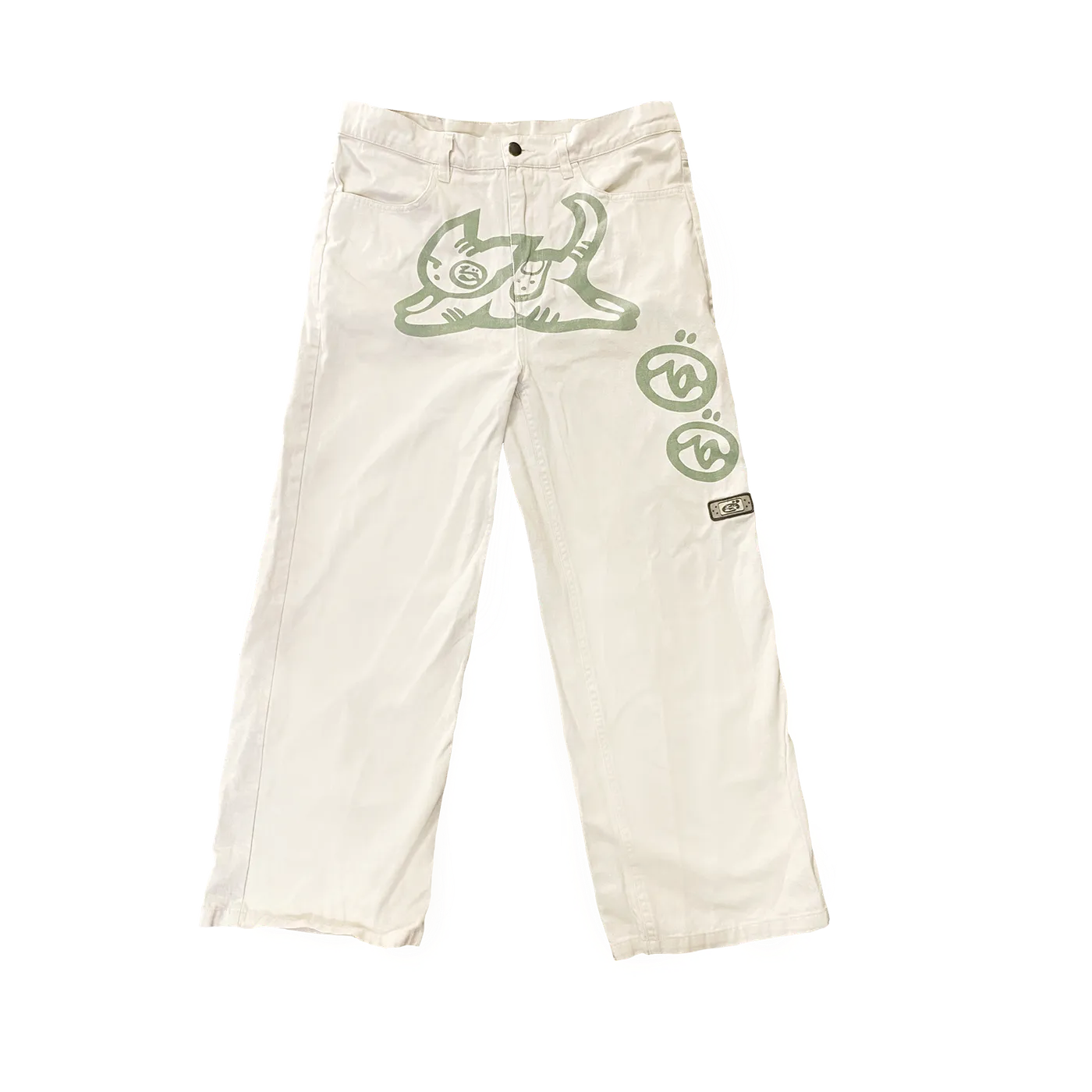 OFFGOD RUNNING CAT PANTS CREME