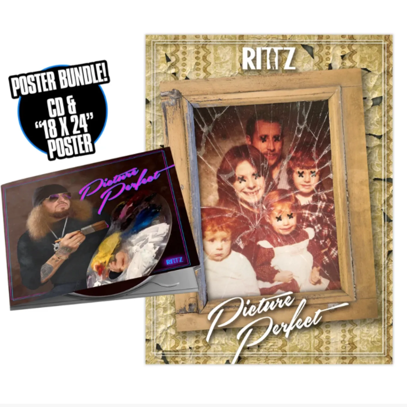 Rittz "Picture Perfect" Autographed CD and Poster