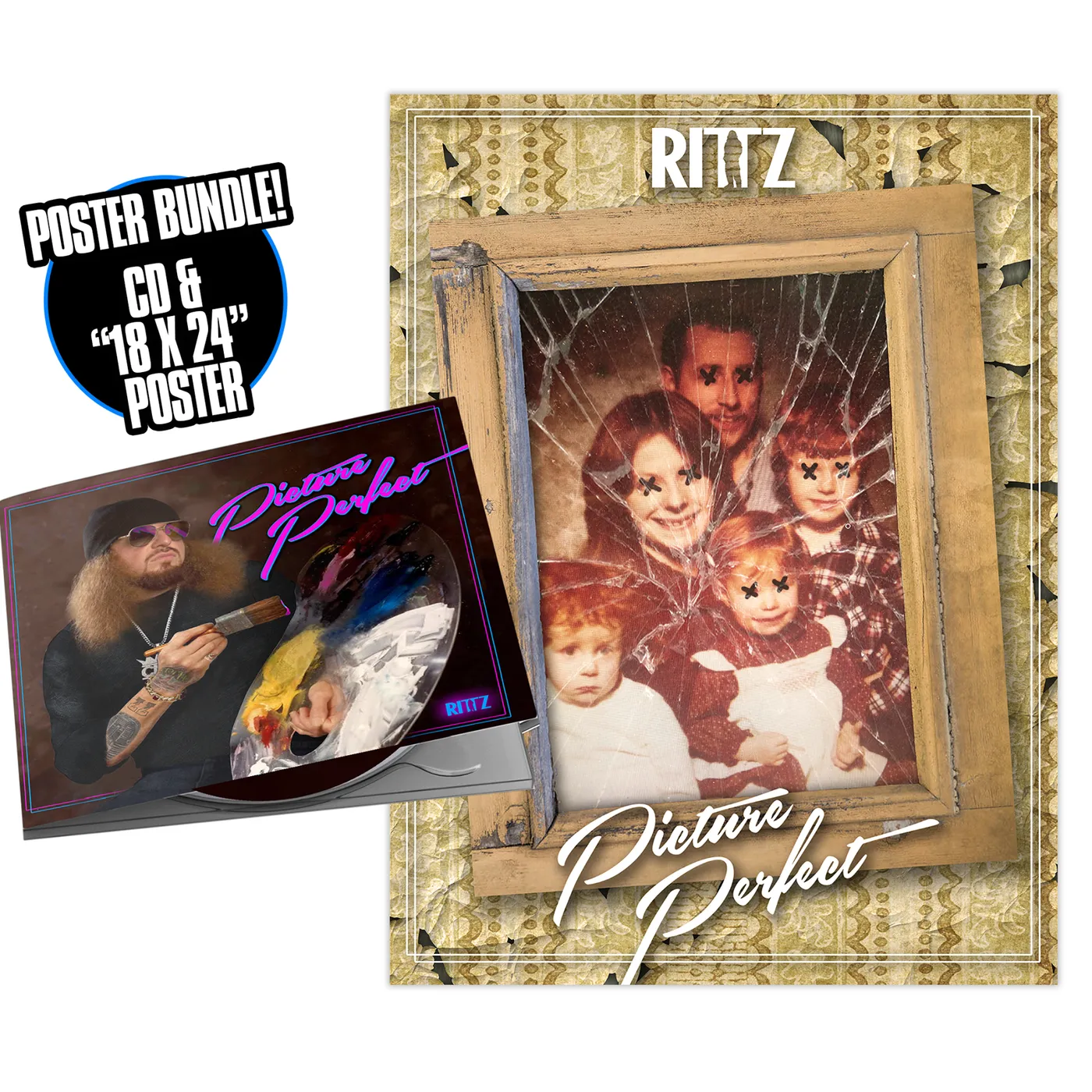 Rittz "Picture Perfect" Autographed CD and Poster