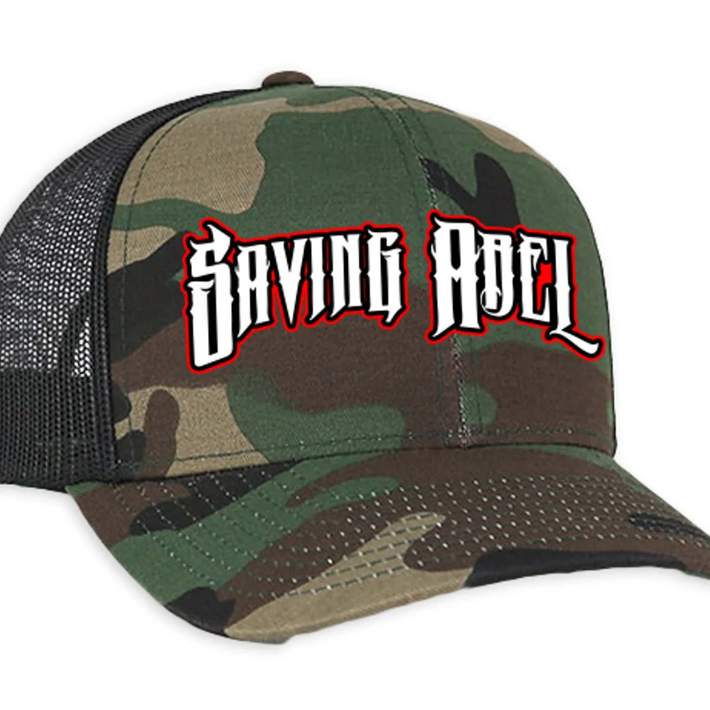 Saving Abel Camo Trucker Hat