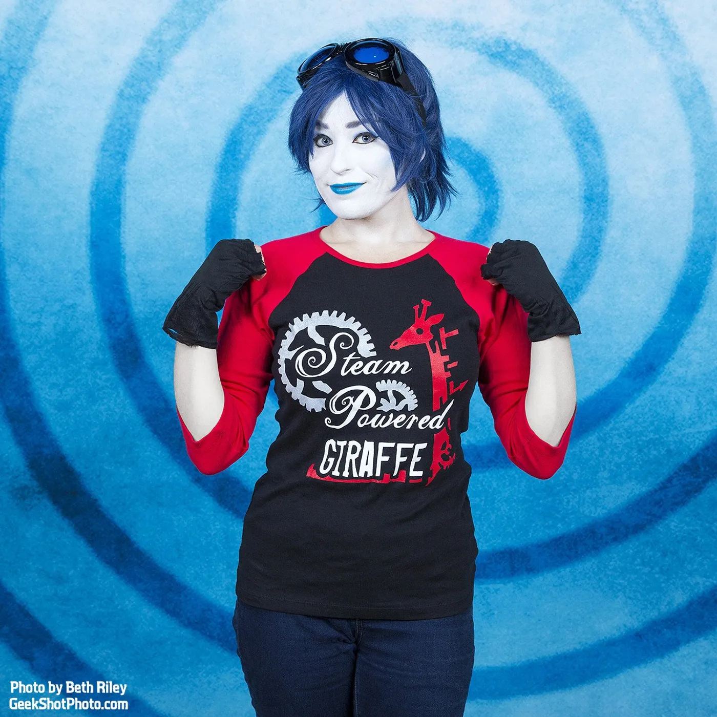 Steam Powered Giraffe SPG Baseball Shirt (Screen Printed)
