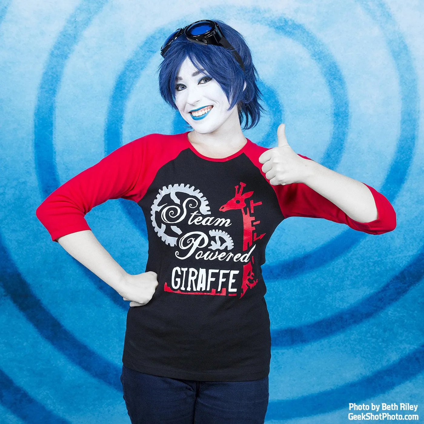 Steam Powered Giraffe SPG Baseball Shirt (Screen Printed)