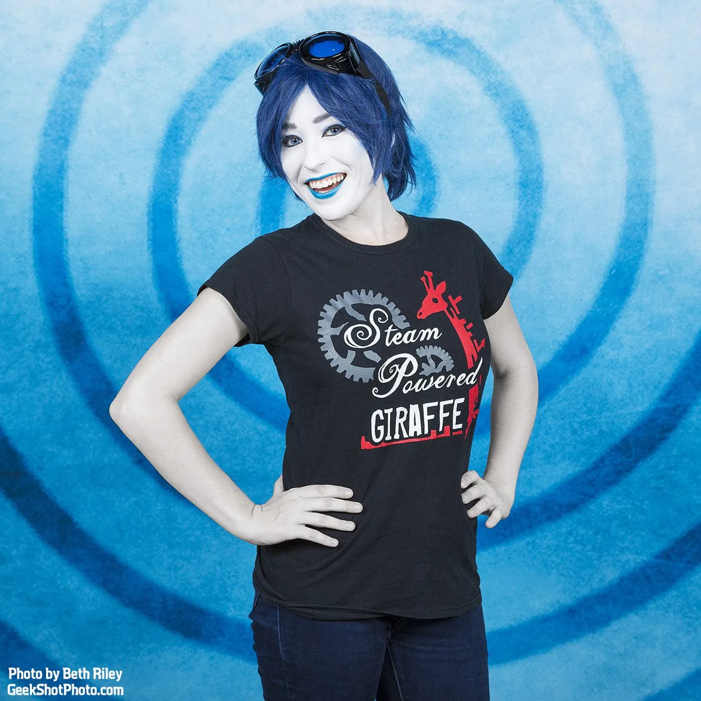 Steam Powered Giraffe Logo T-Shirt (Screen Printed)