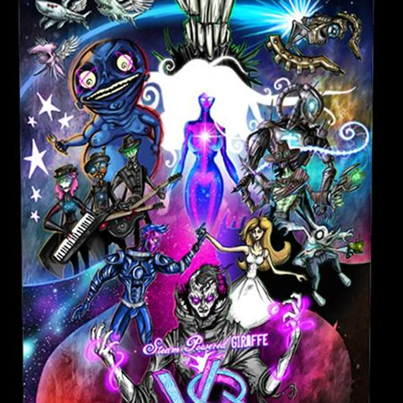 Steam Powered Giraffe Vice Quadrant Poster (12'' x 18'')