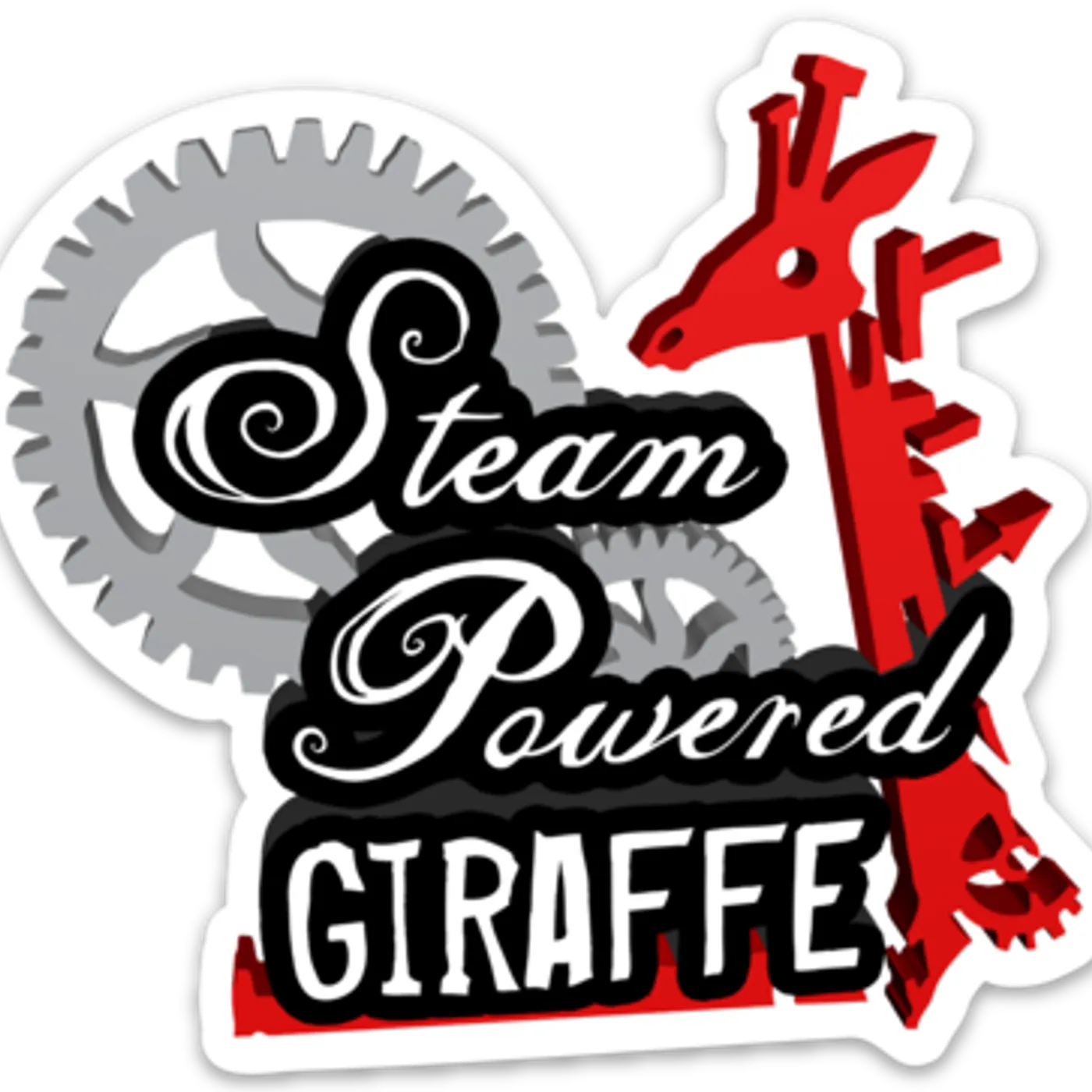 Steam Powered Giraffe Logo Magnet