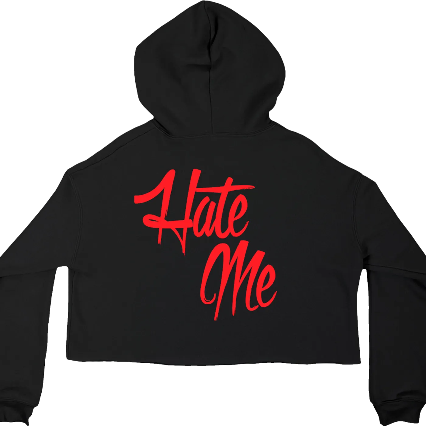 YFN Lucci Love Me/Hate Me Crop Hoodie