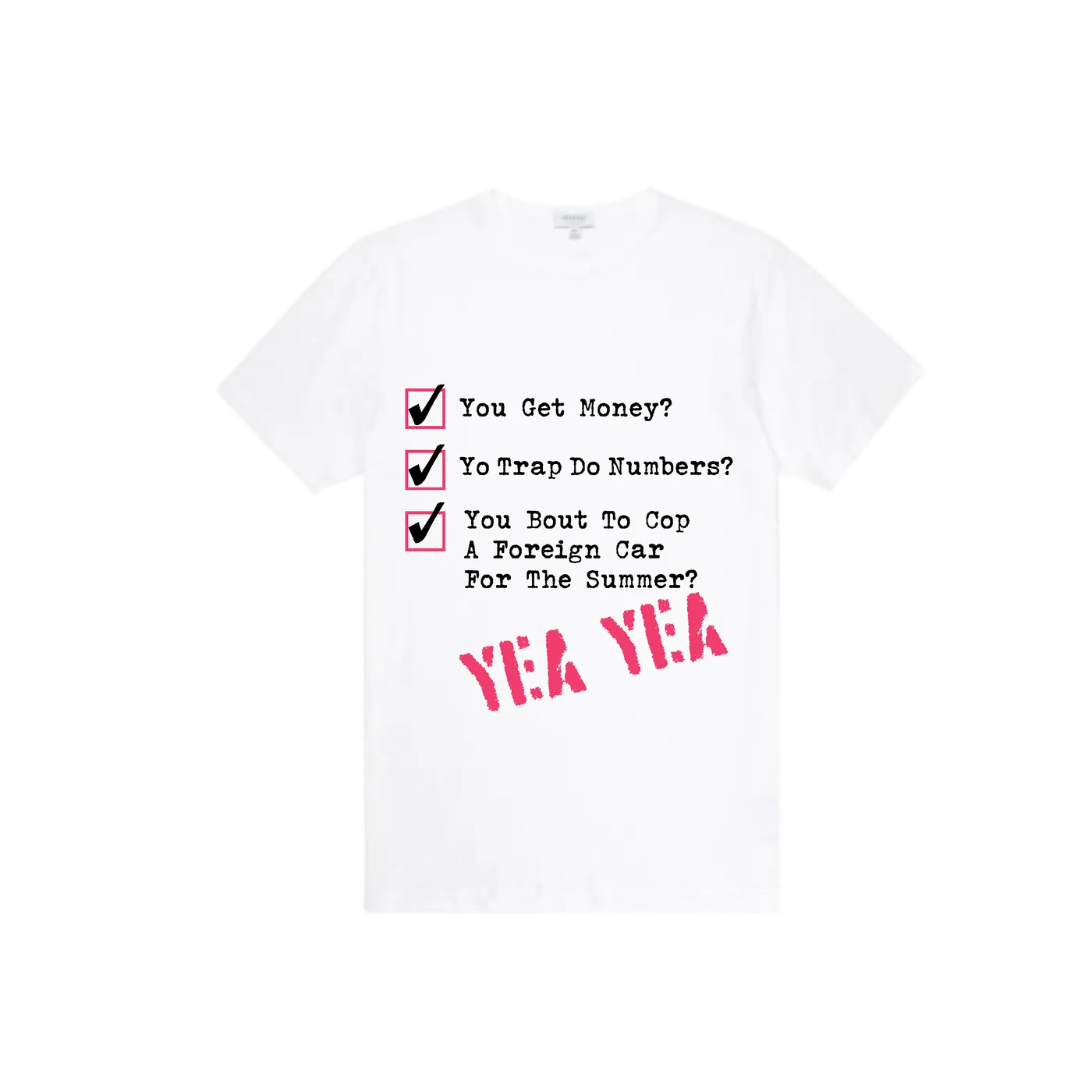 Rubberband OG Yea Yea T-Shirt (White)