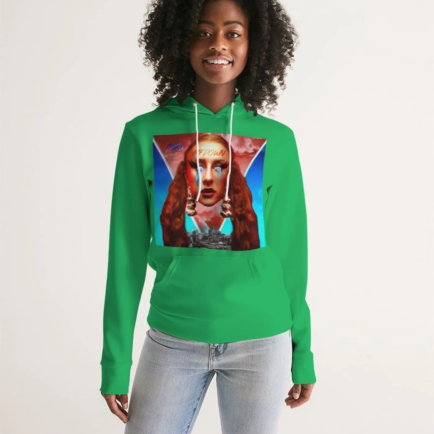 Phenix Red MF DOWN - GREEN Women's Hoodie