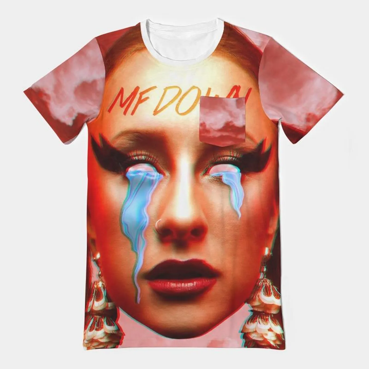 Phenix Red MF DOWN - Men's Everyday Pocket Tee