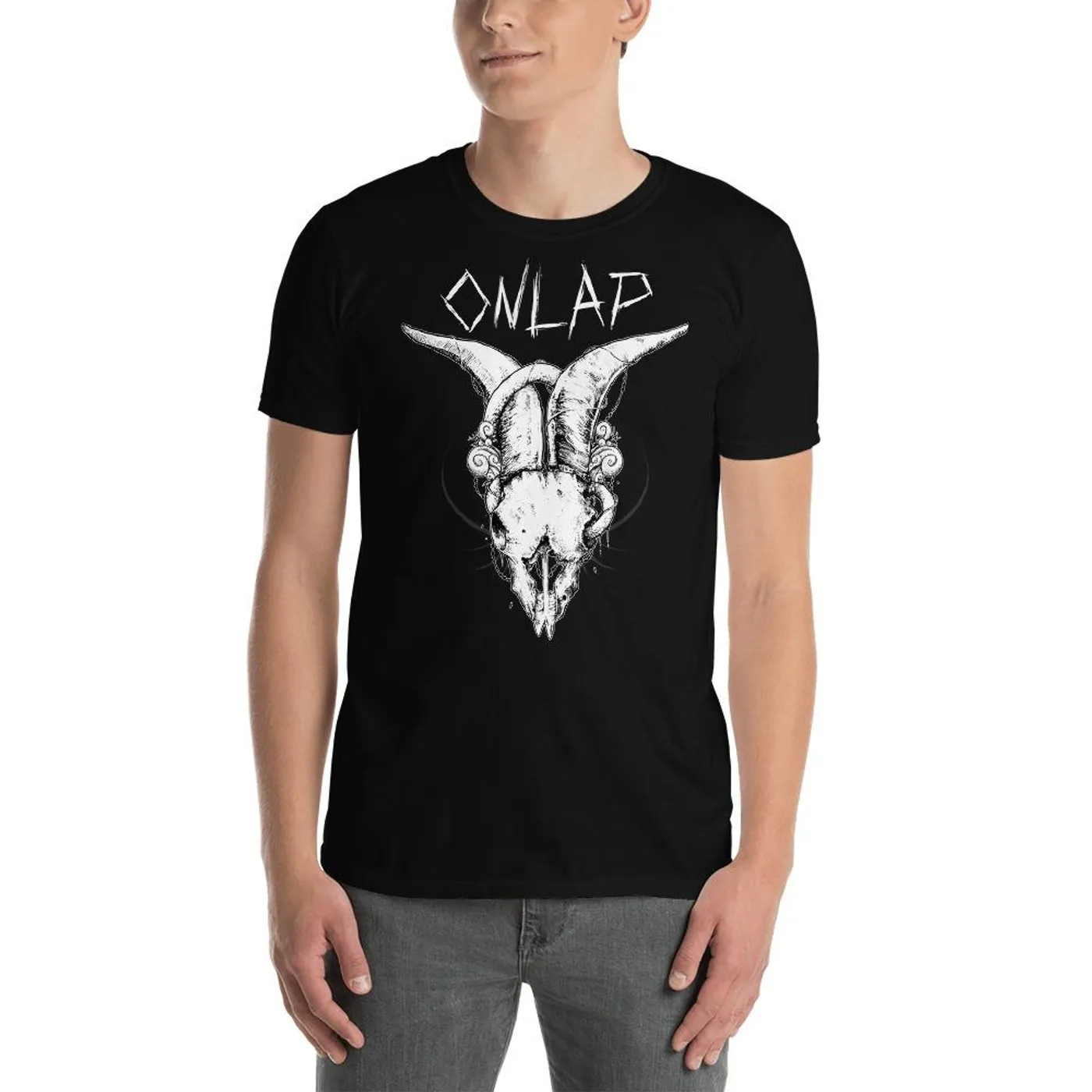 T-shirt ONLAP gravé Crane de Bouc