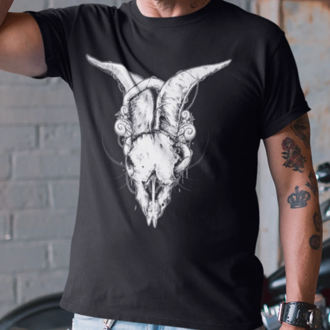 Onlap T-shirt Crane de Bouc