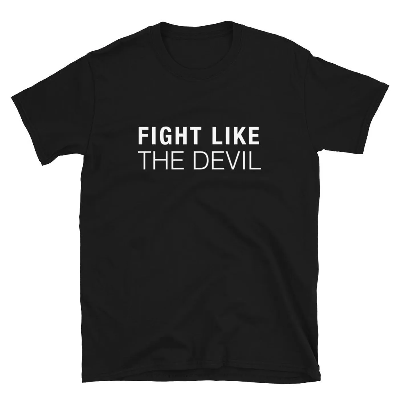 Onlap T-shirt Fight Like the Devil noir