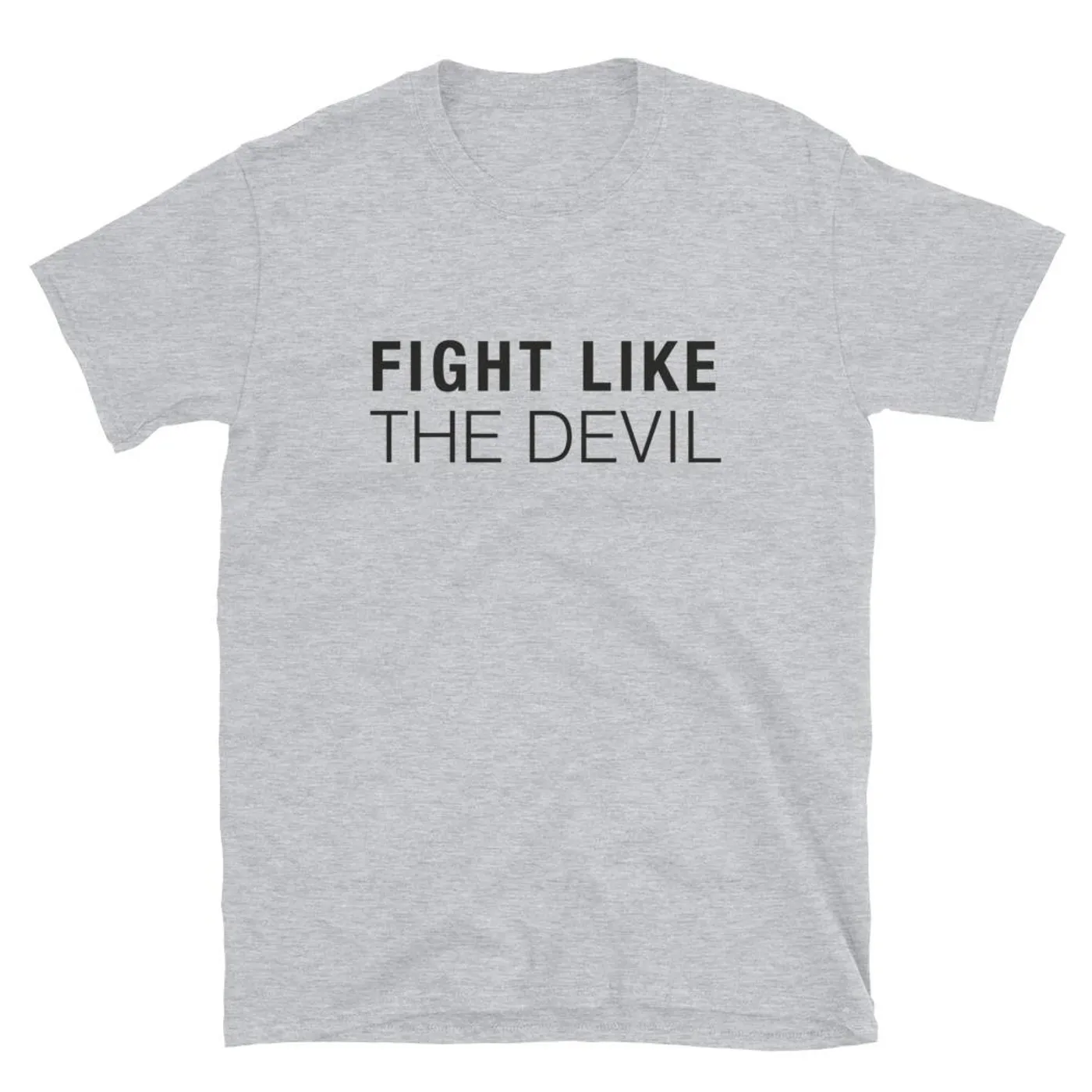 Onlap T-shirt Fight Live the Devil gris