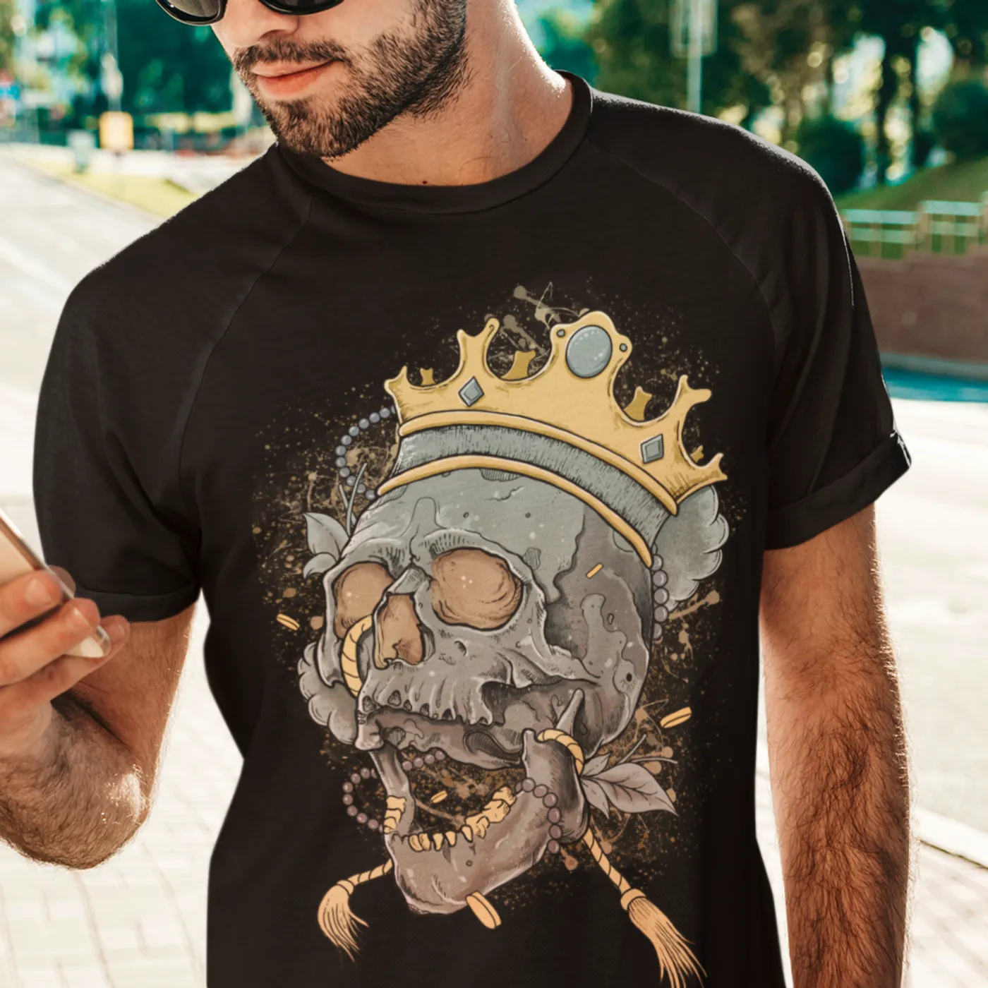 Onlap T-Shirt Crane couronné