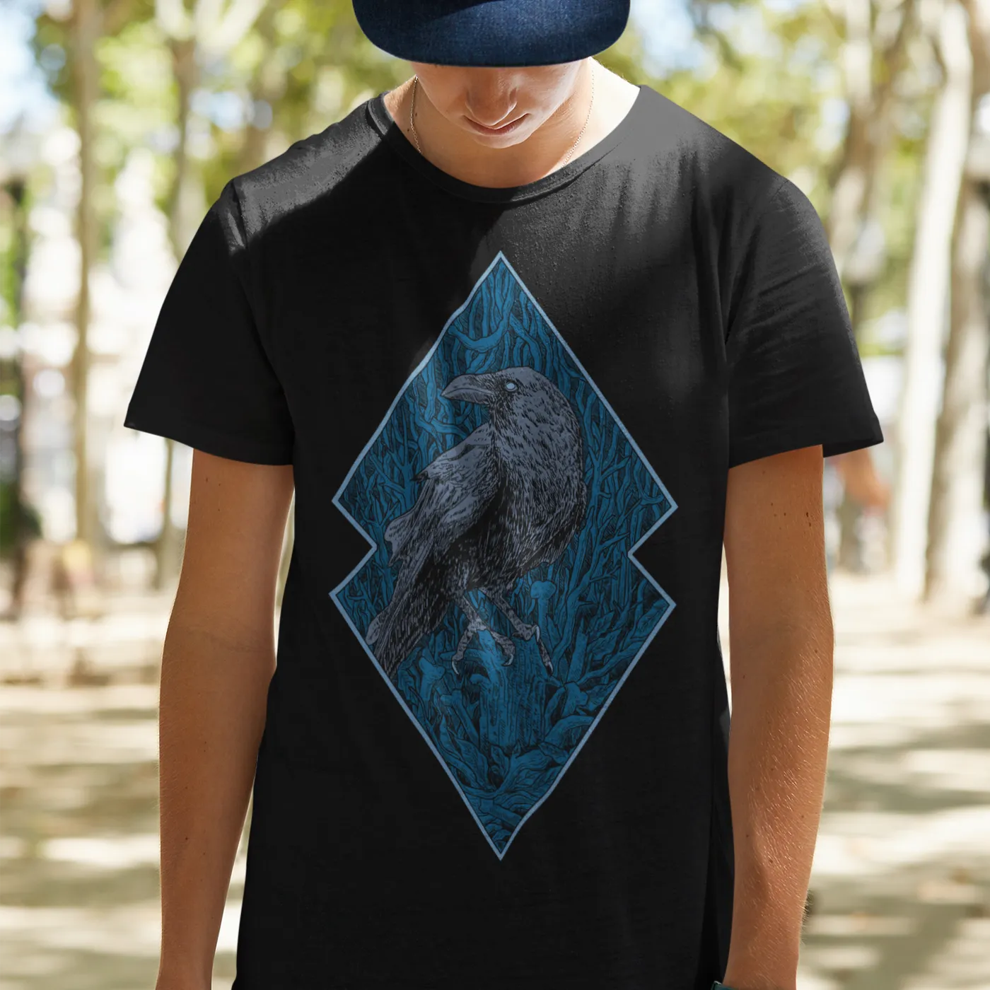 Onlap T-shirt Crow