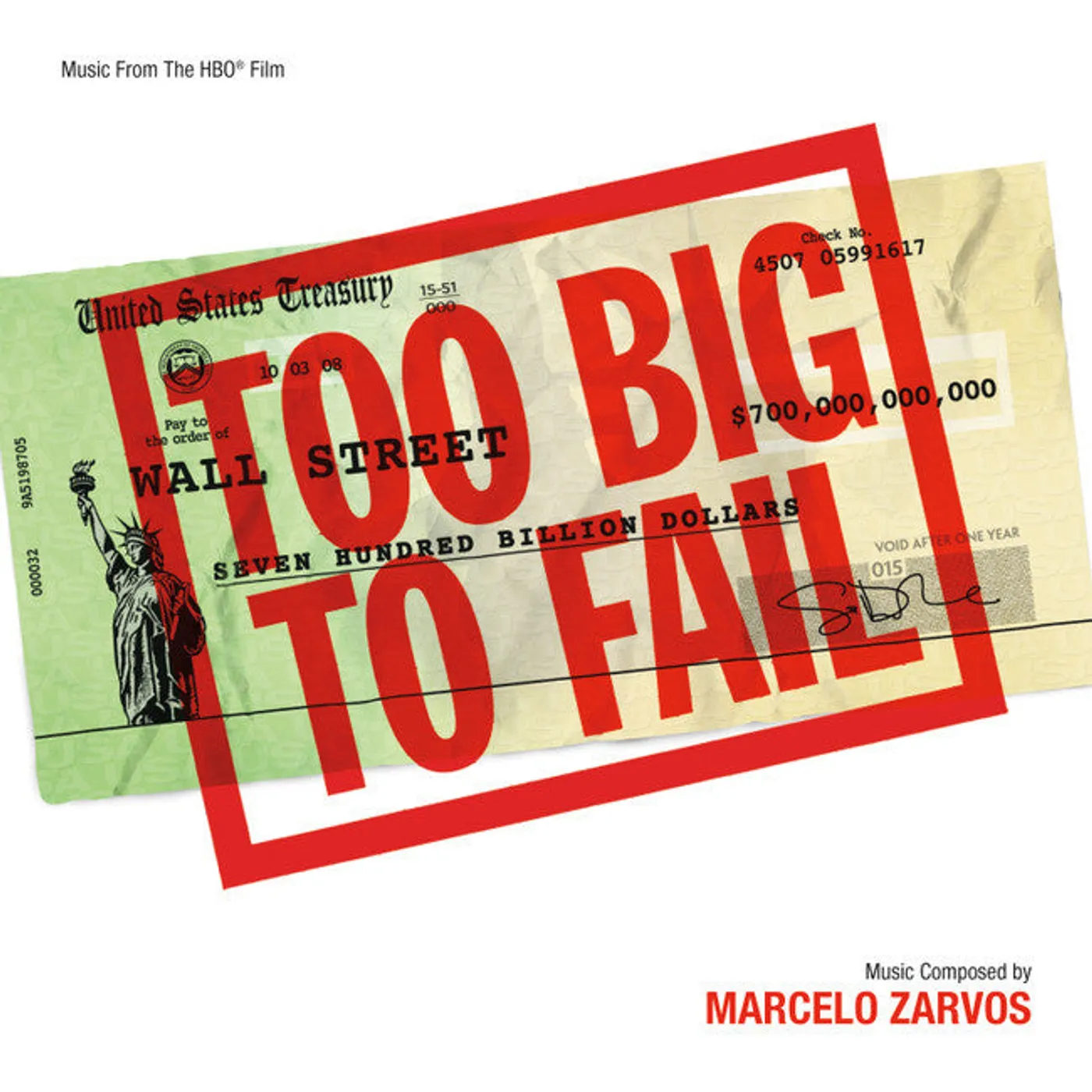 Marcelo Zarvos Too Big To Fail (CD)