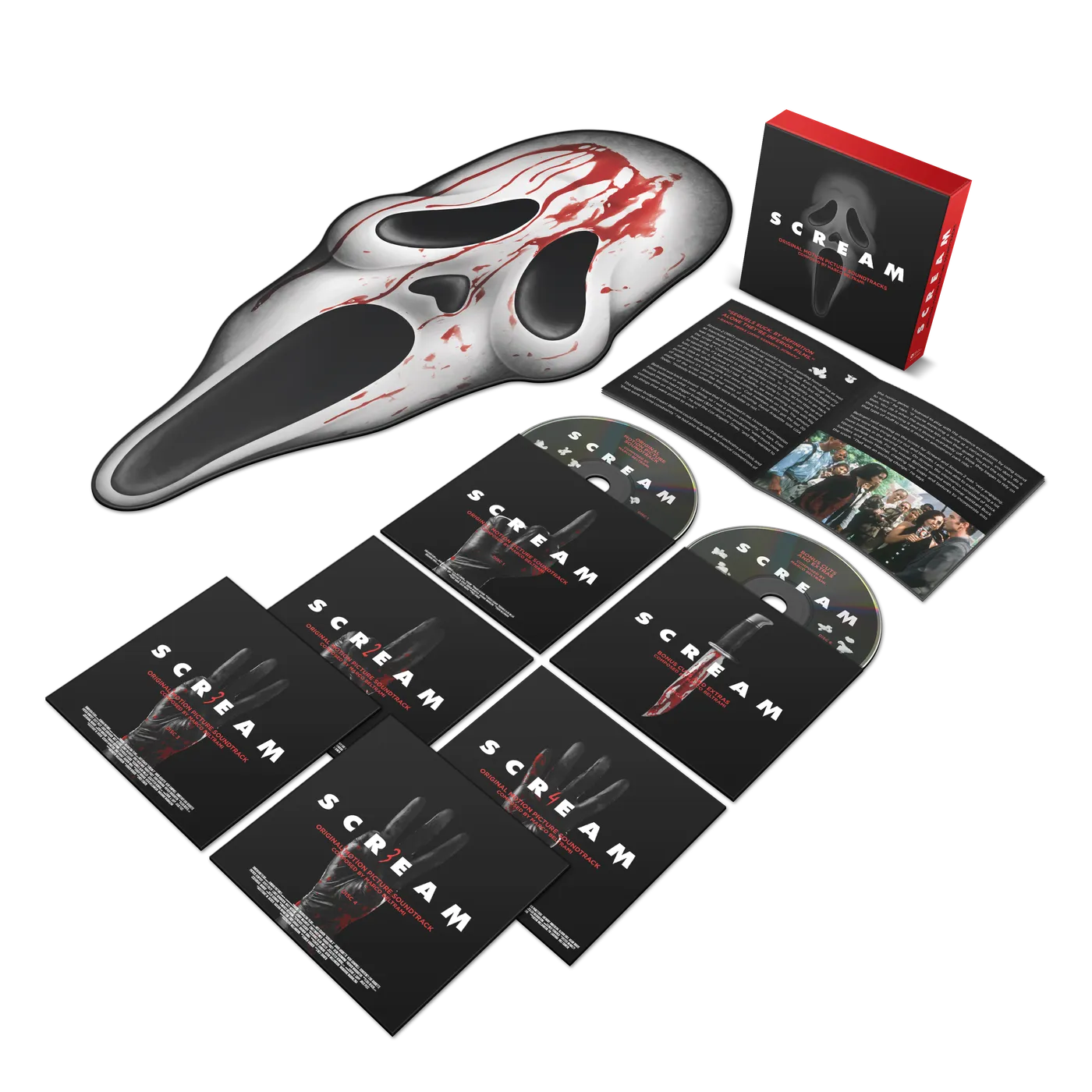 Marco Beltrami Scream: Original Motion Picture Soundtracks (6-CD Box Set)