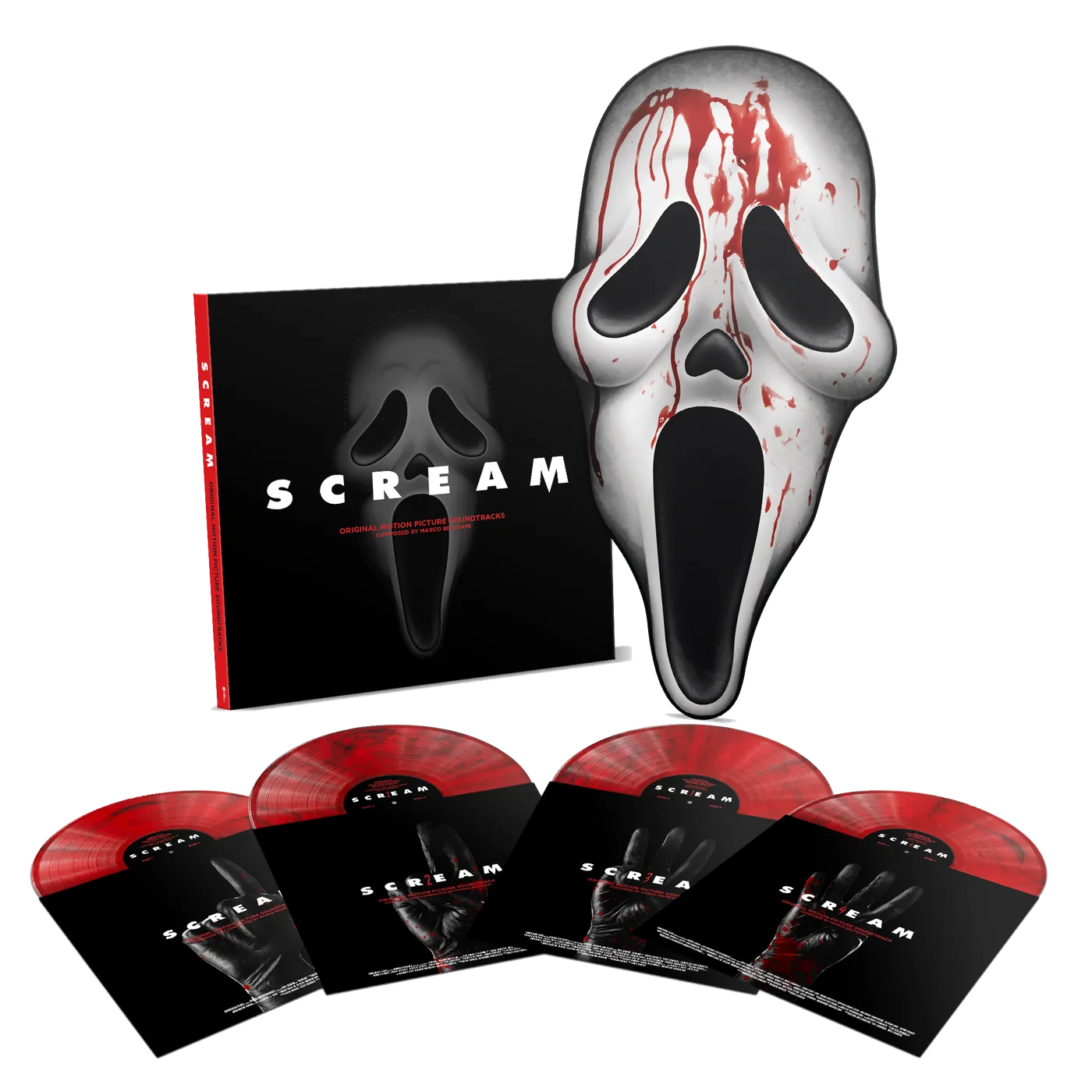 Marco Beltrami Scream: Original Motion Picture Soundtracks (4-LP Box Set) (Vinyl)
