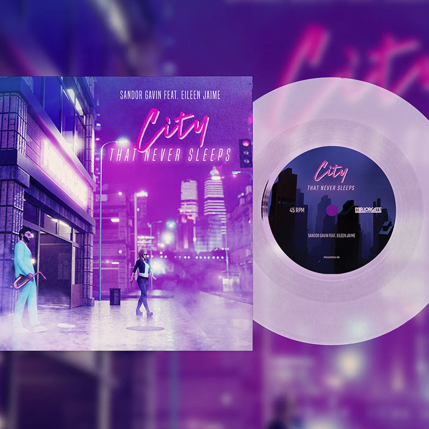 Sandor Gavin - City that Never Sleeps 7" Vinyl