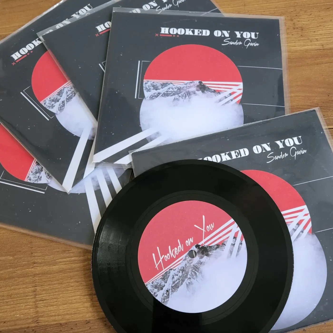 Sandor Gavin Hooked on You & City That Never Sleeps 7" Bundle