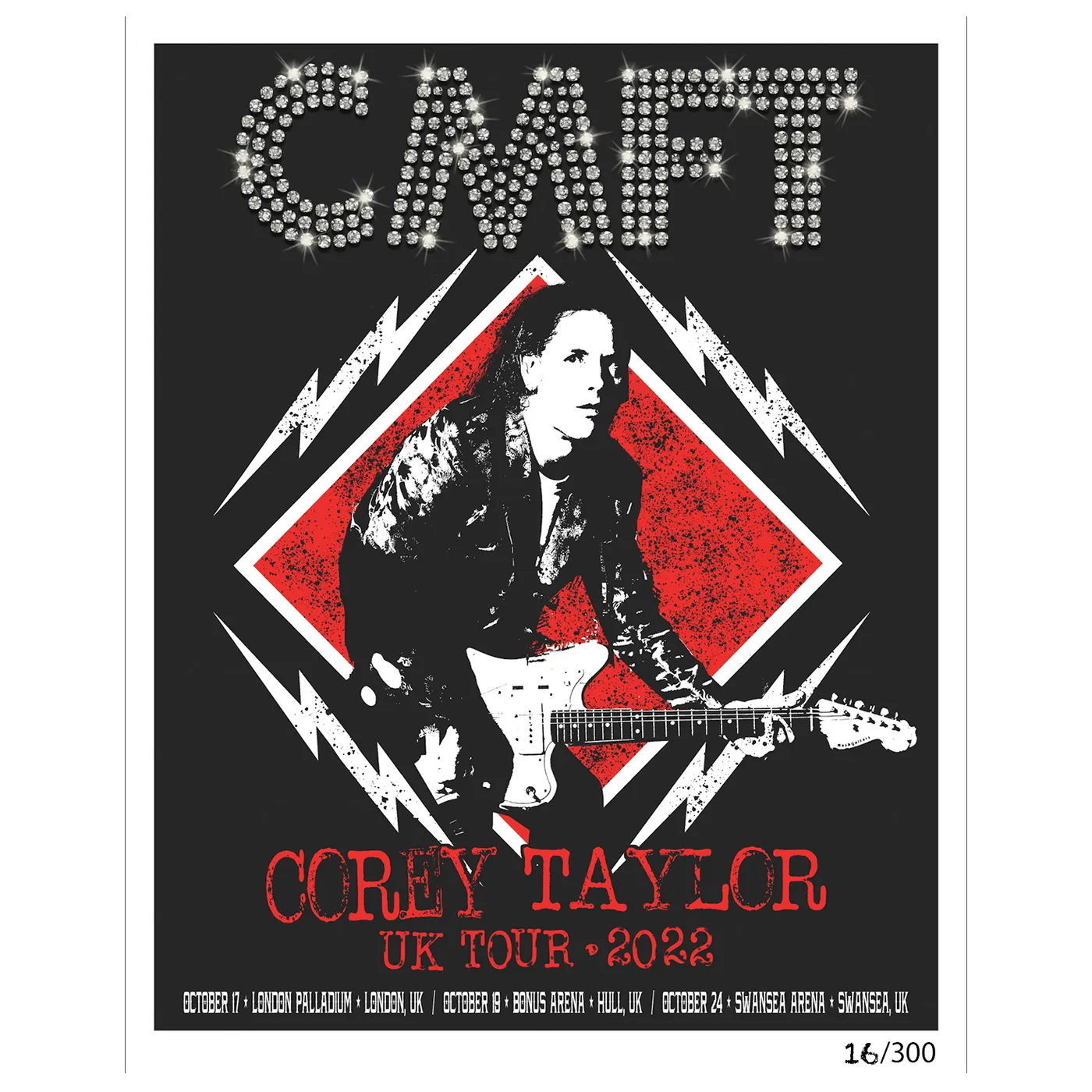 Corey Taylor CMFT "UK Tour" Poster