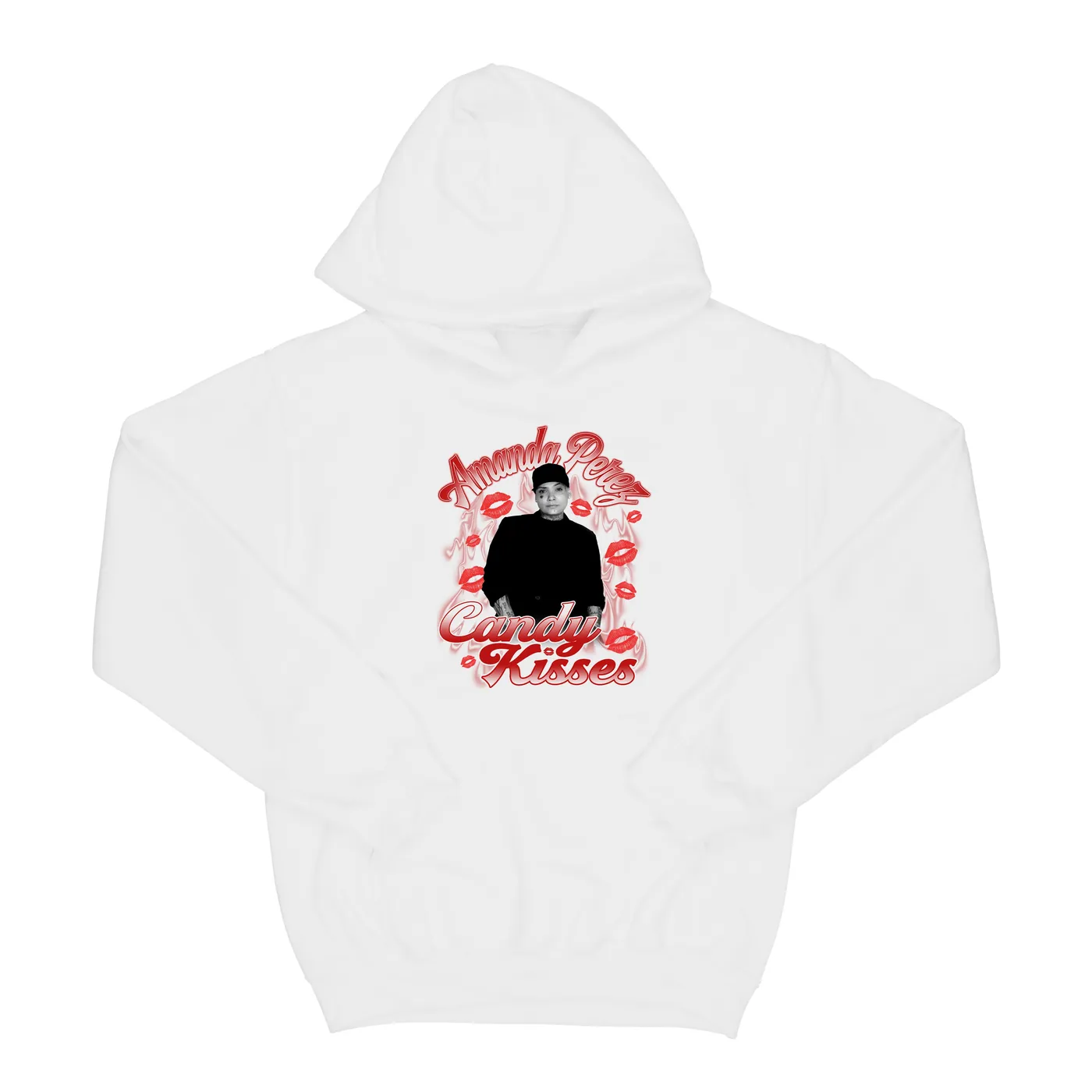 Amanda Perez Candy Kisses "White" Hoodie
