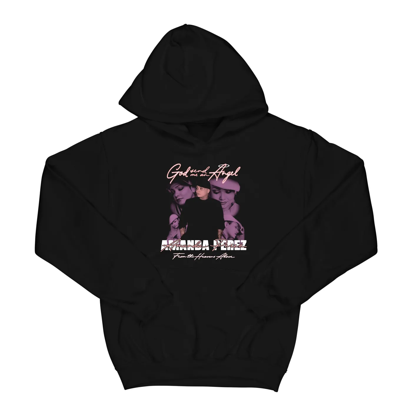 Amanda Perez Send Me An Angel "Black" Hoodie